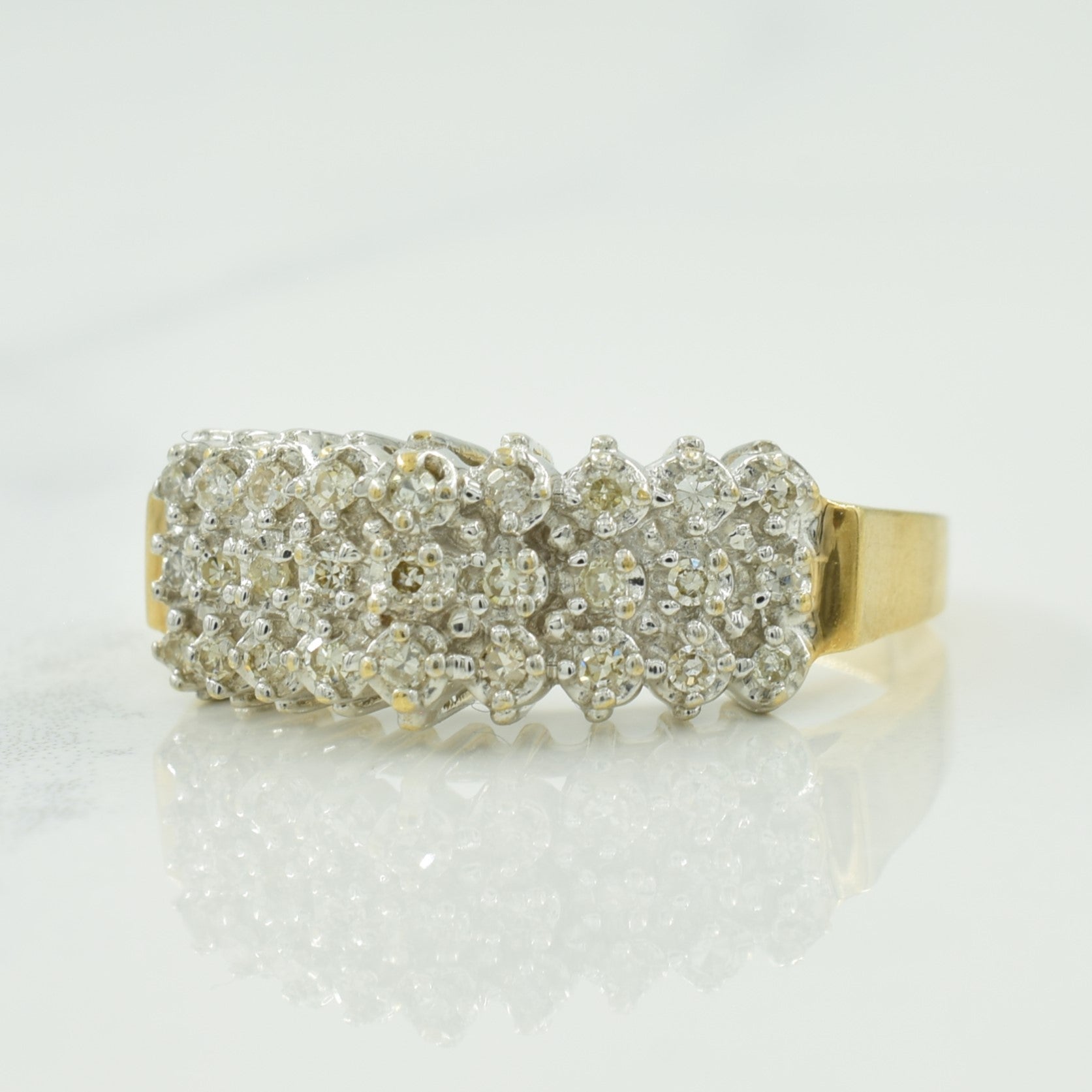 Cluster Diamond Ring | 0.14ctw | SZ 6.75 |