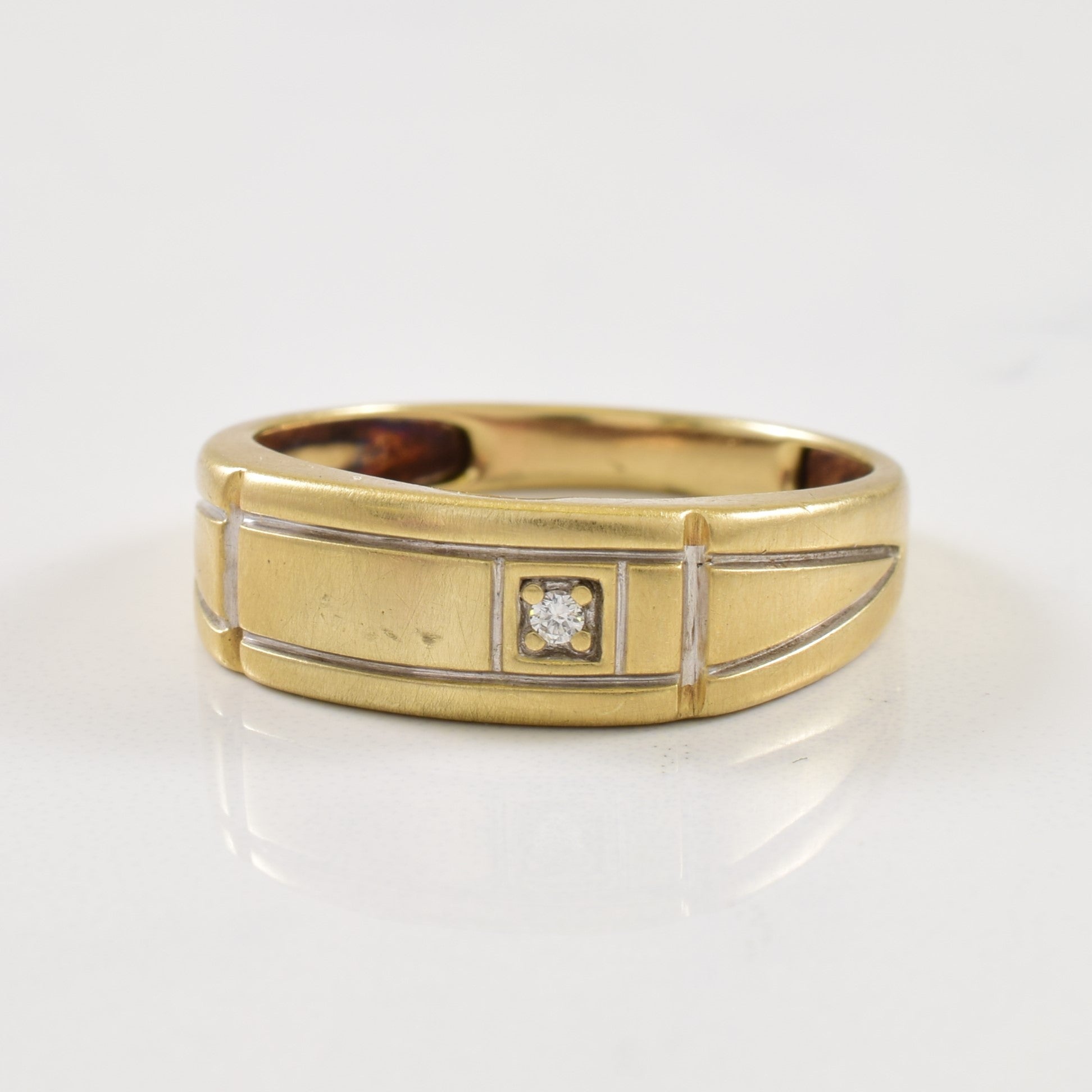 Single Stone Diamond Ring | 0.02ct | SZ 10.75 |