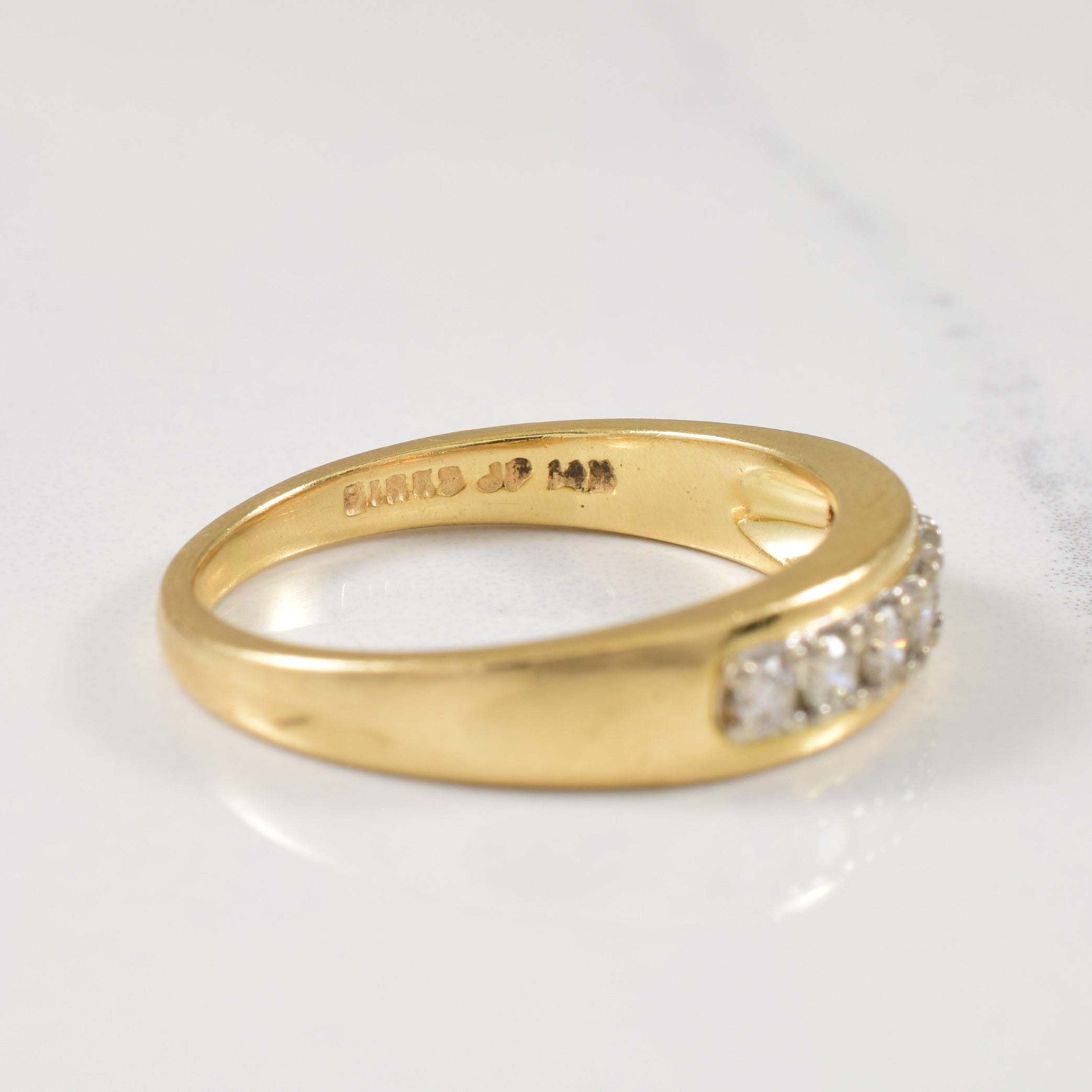 Pave Set Diamond Ring | 0.25ctw | SZ 7 |