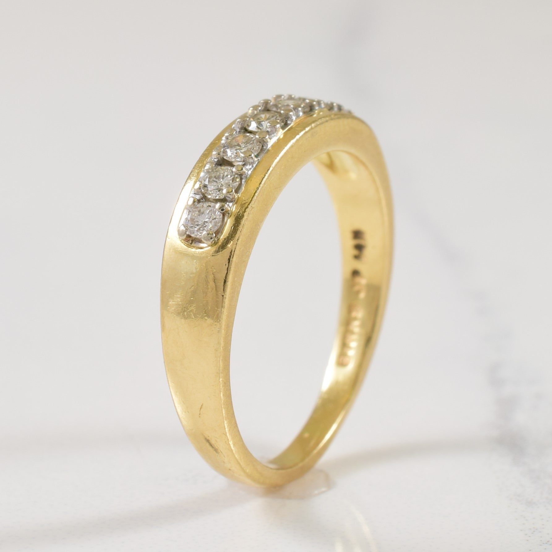 Pave Set Diamond Ring | 0.25ctw | SZ 7 |