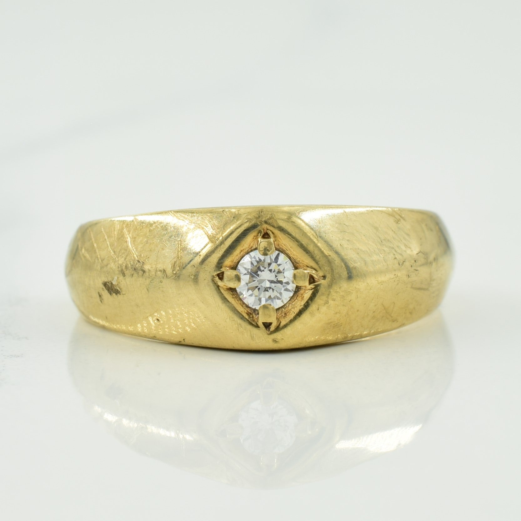 Solitaire Diamond Ring | 0.10ct | SZ 8 |