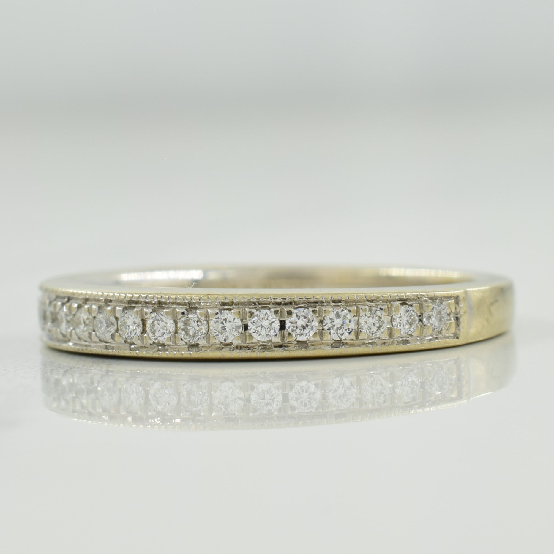 Semi Eternity Diamond Ring | 0.15ctw | SZ 6 |
