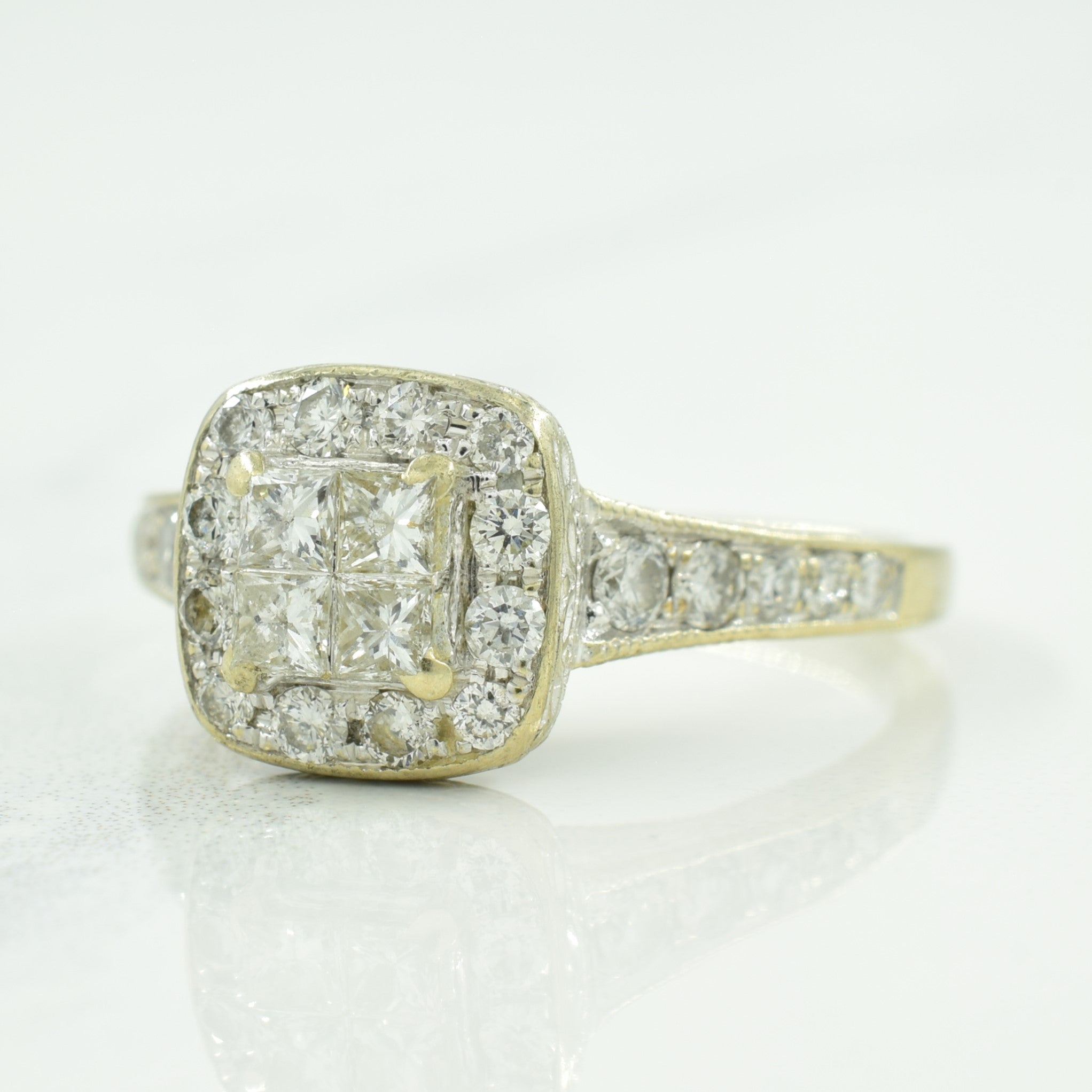 Cluster Diamond Ring | 0.82ctw | SZ 7.25 |