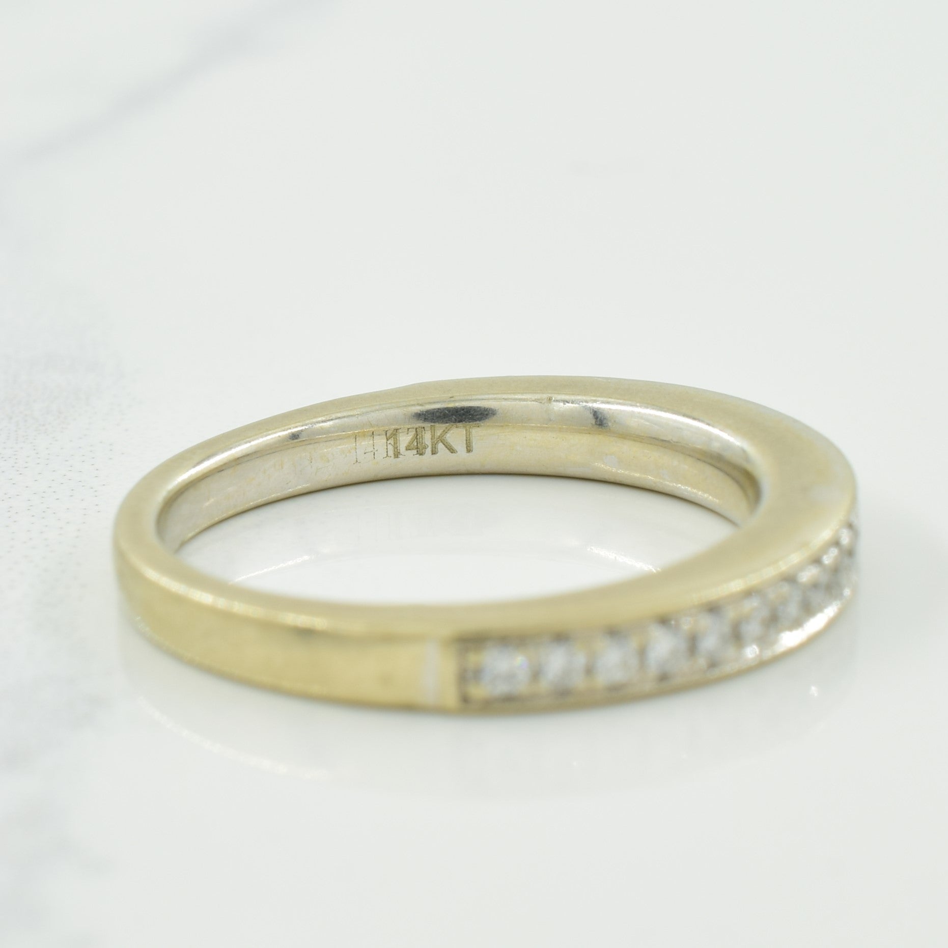 Semi Eternity Diamond Ring | 0.15ctw | SZ 6 |