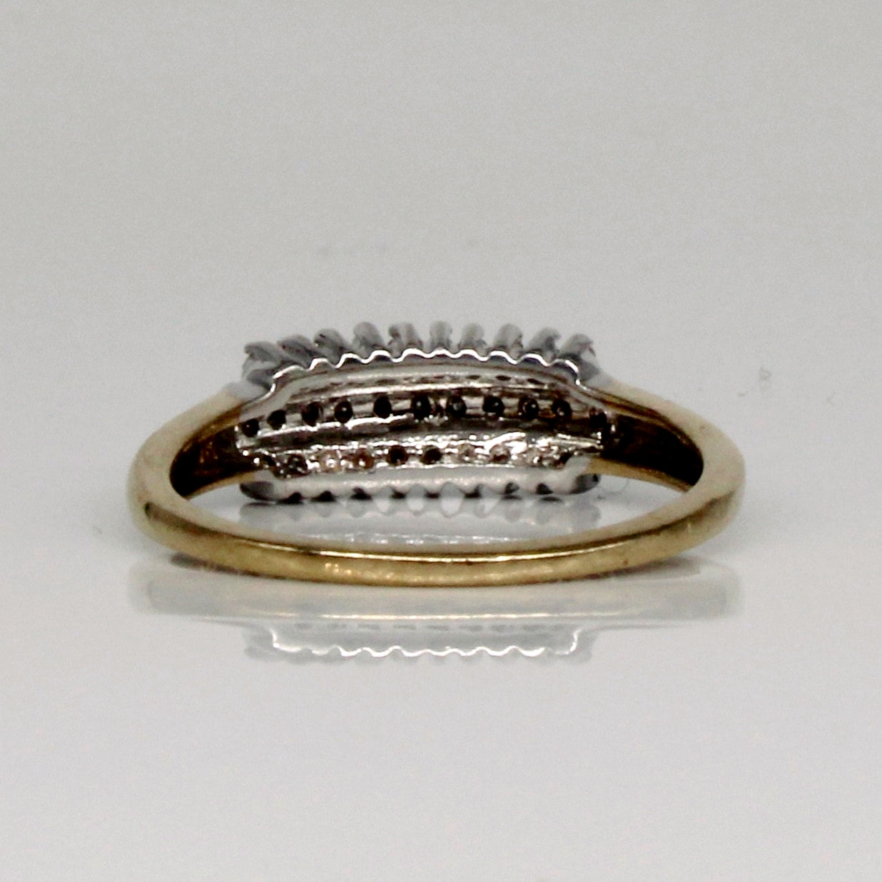 Bague sertie de diamants | 0,10 ct | Taille 7 |