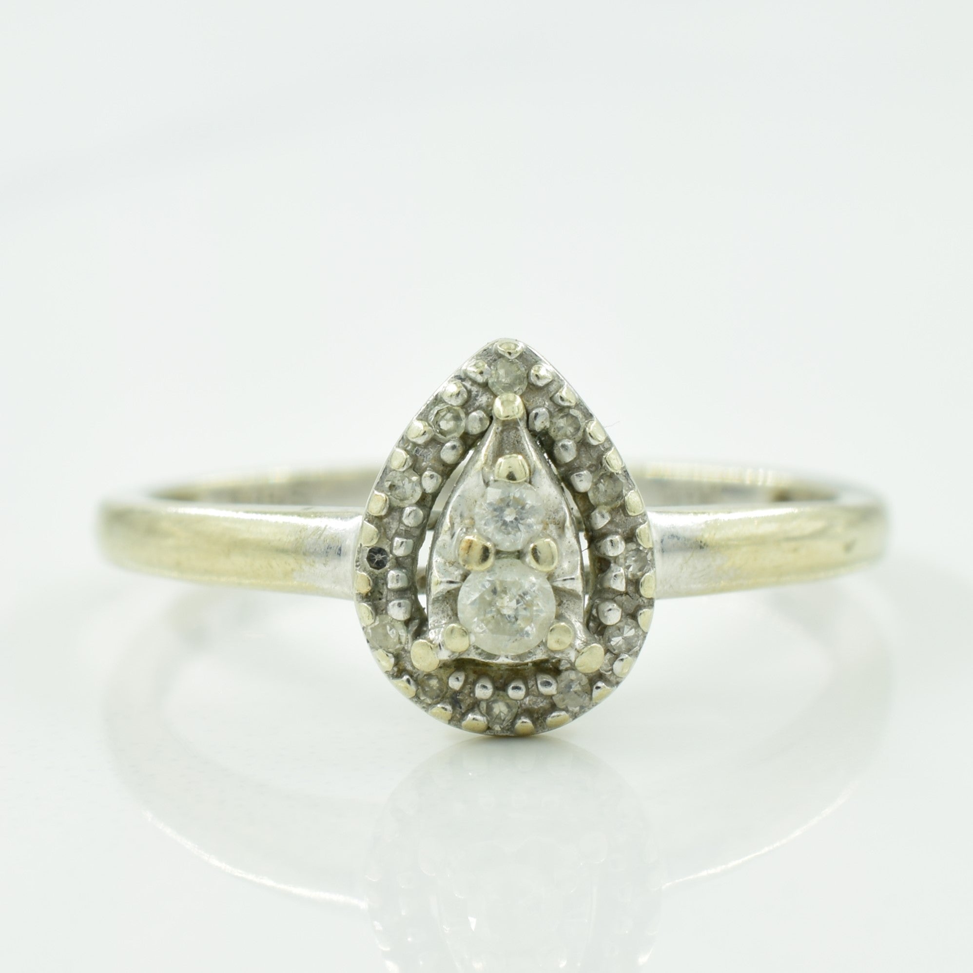 Diamond Halo Ring | 0.10ctw | SZ 7 |
