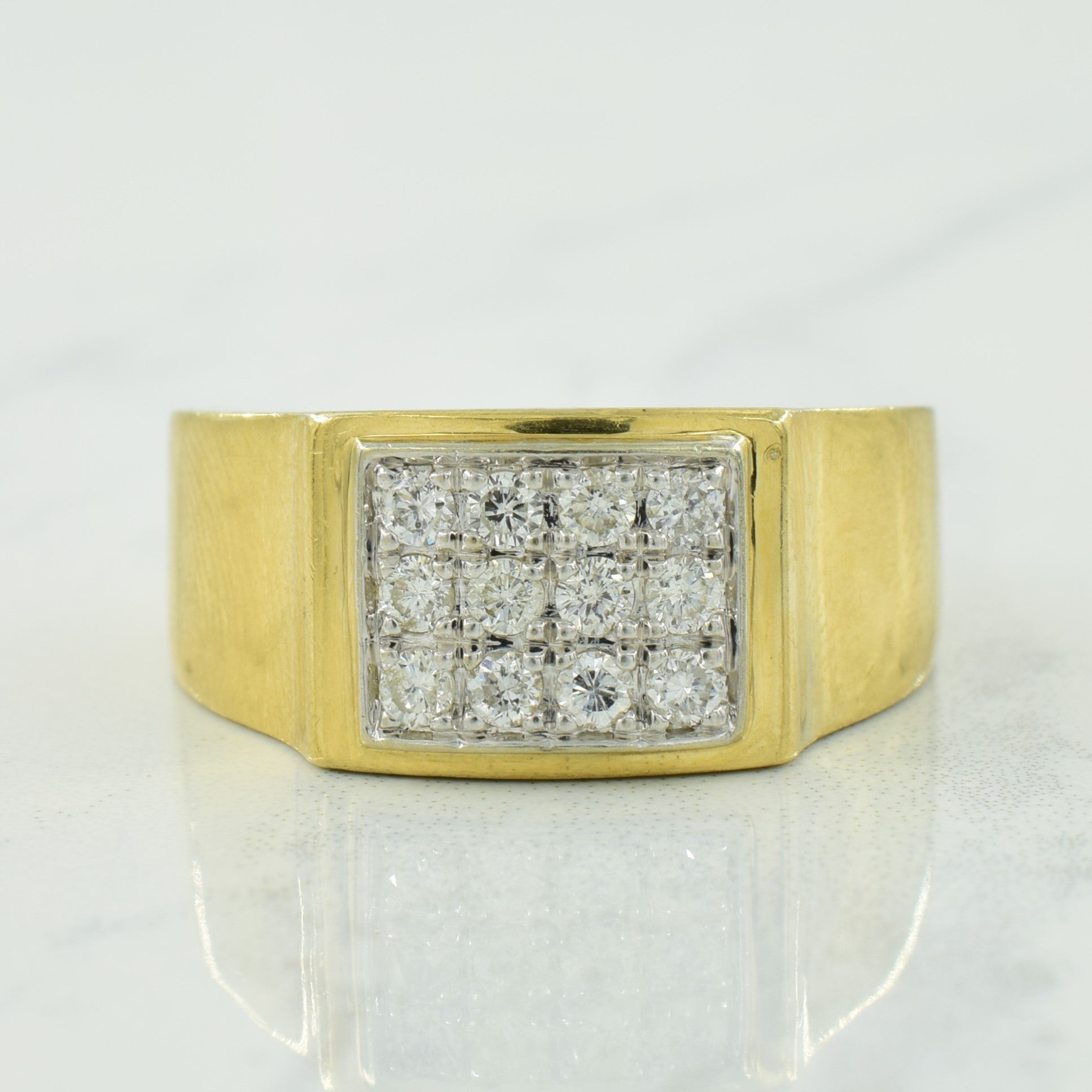 Diamond Grid Ring | 0.36ctw | SZ 10 |