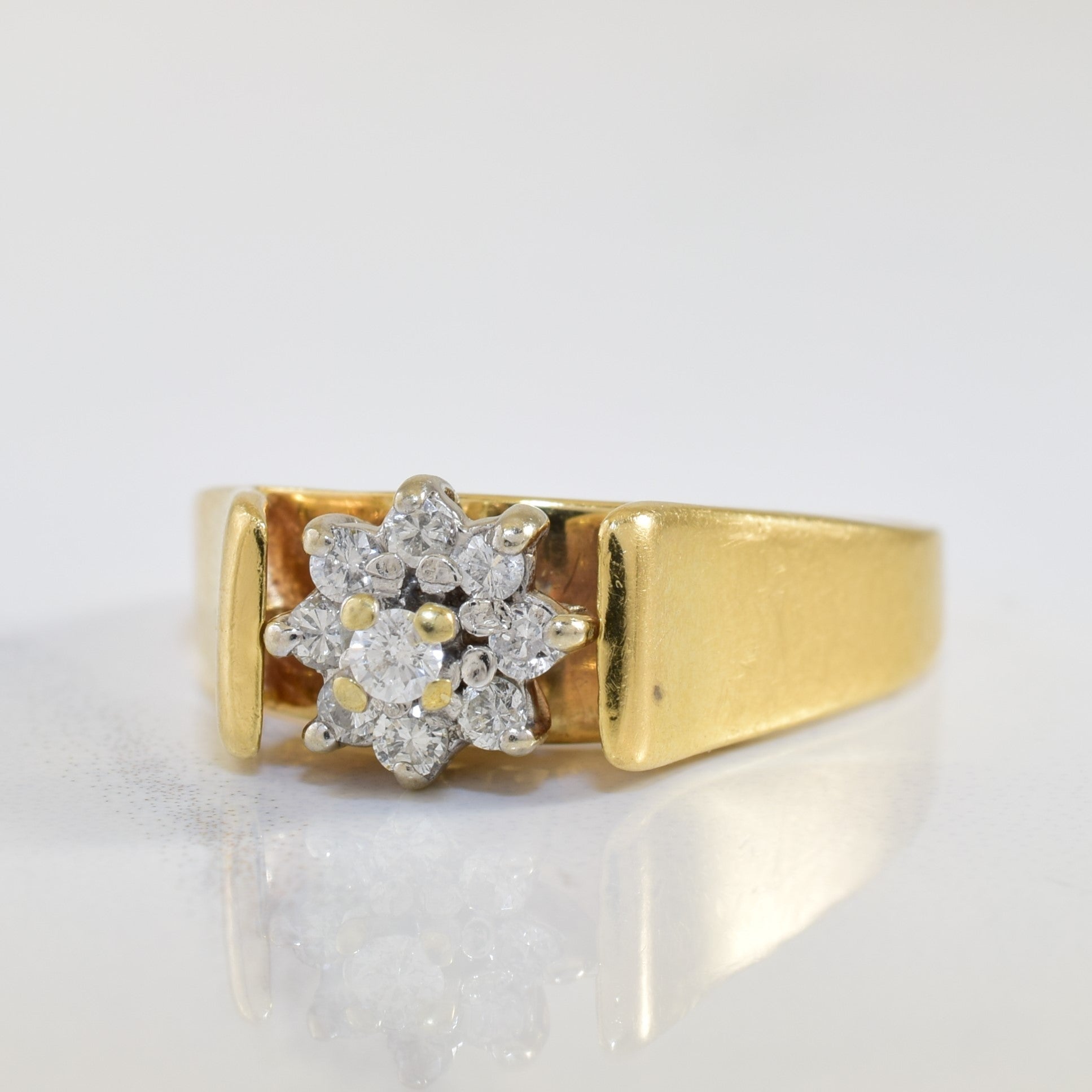 Diamond Halo Ring | 0.20ctw | SZ 9.5 |