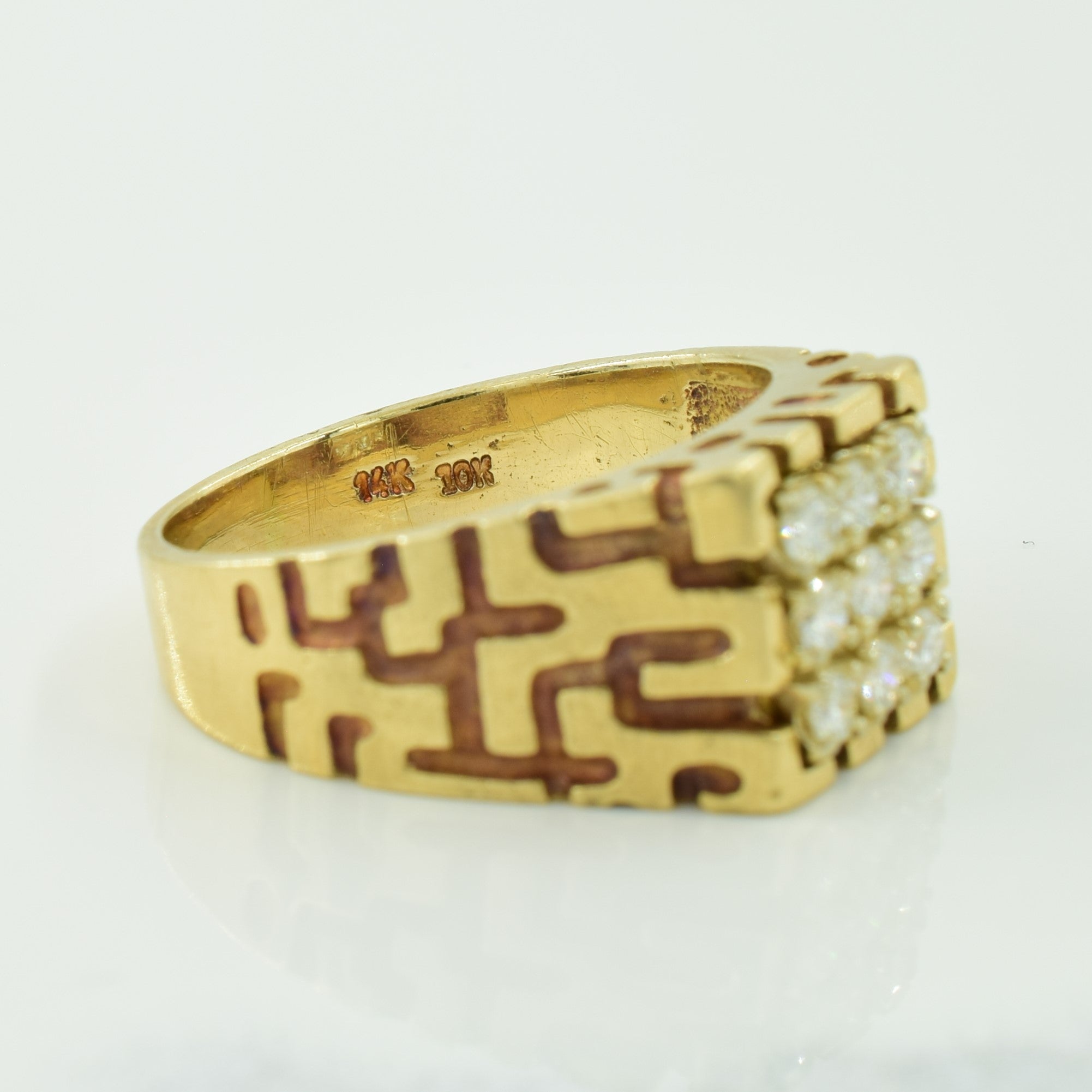 Diamond Grid Ring | 0.36ctw | SZ 9.25 |