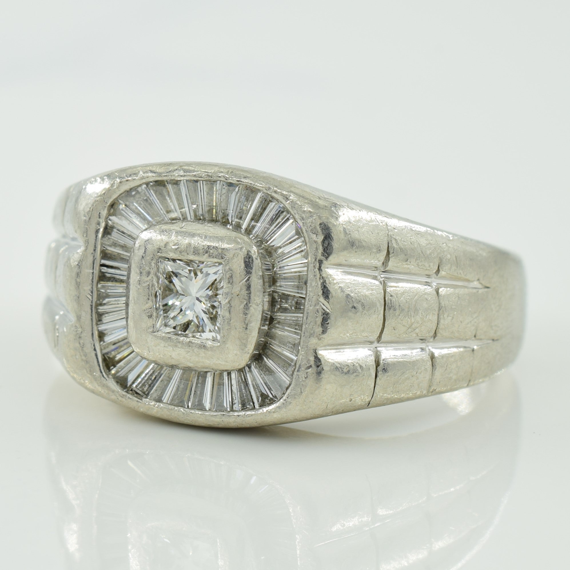 Halo Set Diamond Ring | 0.62ctw | SZ 9.5 |