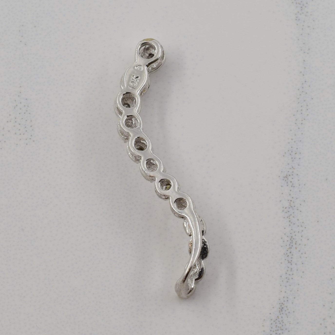 Squiggle Diamond Pendant | 0.02ctw |