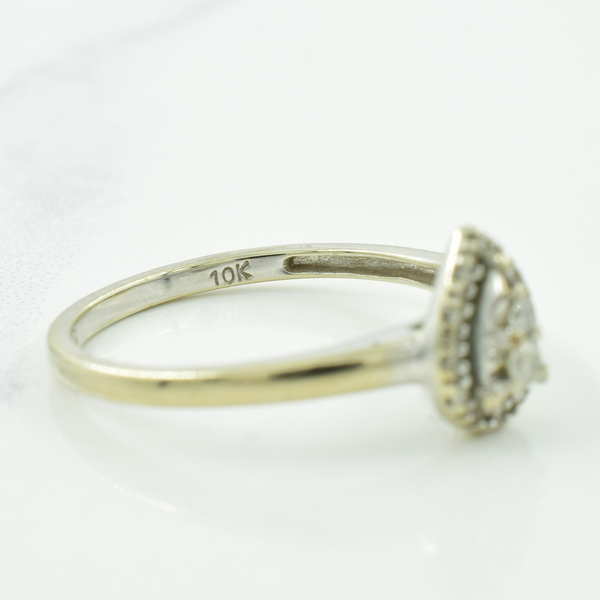 Diamond Halo Ring | 0.10ctw | SZ 7 |