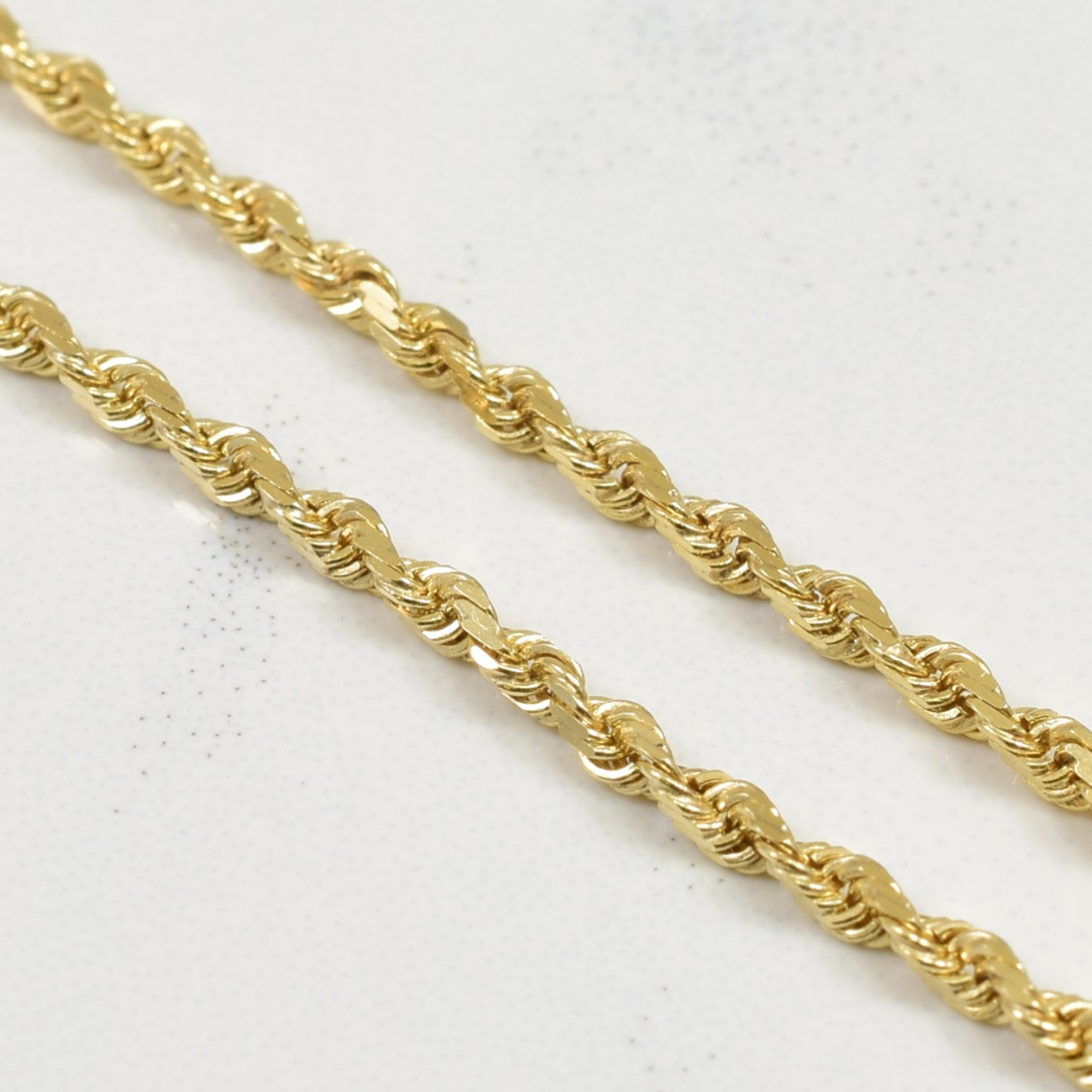 10k Yellow Gold Rope Chain | 28.25" |