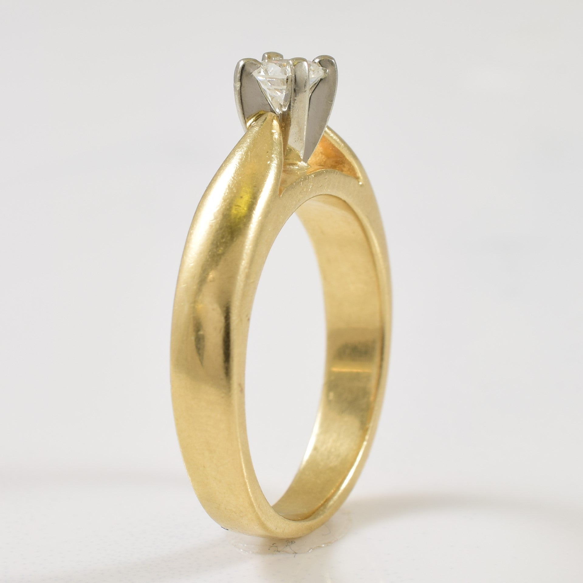 Solitaire Diamond Ring | 0.17ct | SZ 4.5 |