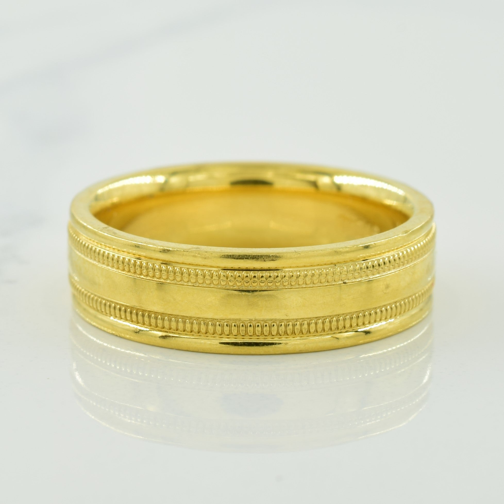 Bague en or jaune 18 carats | Taille 9 |