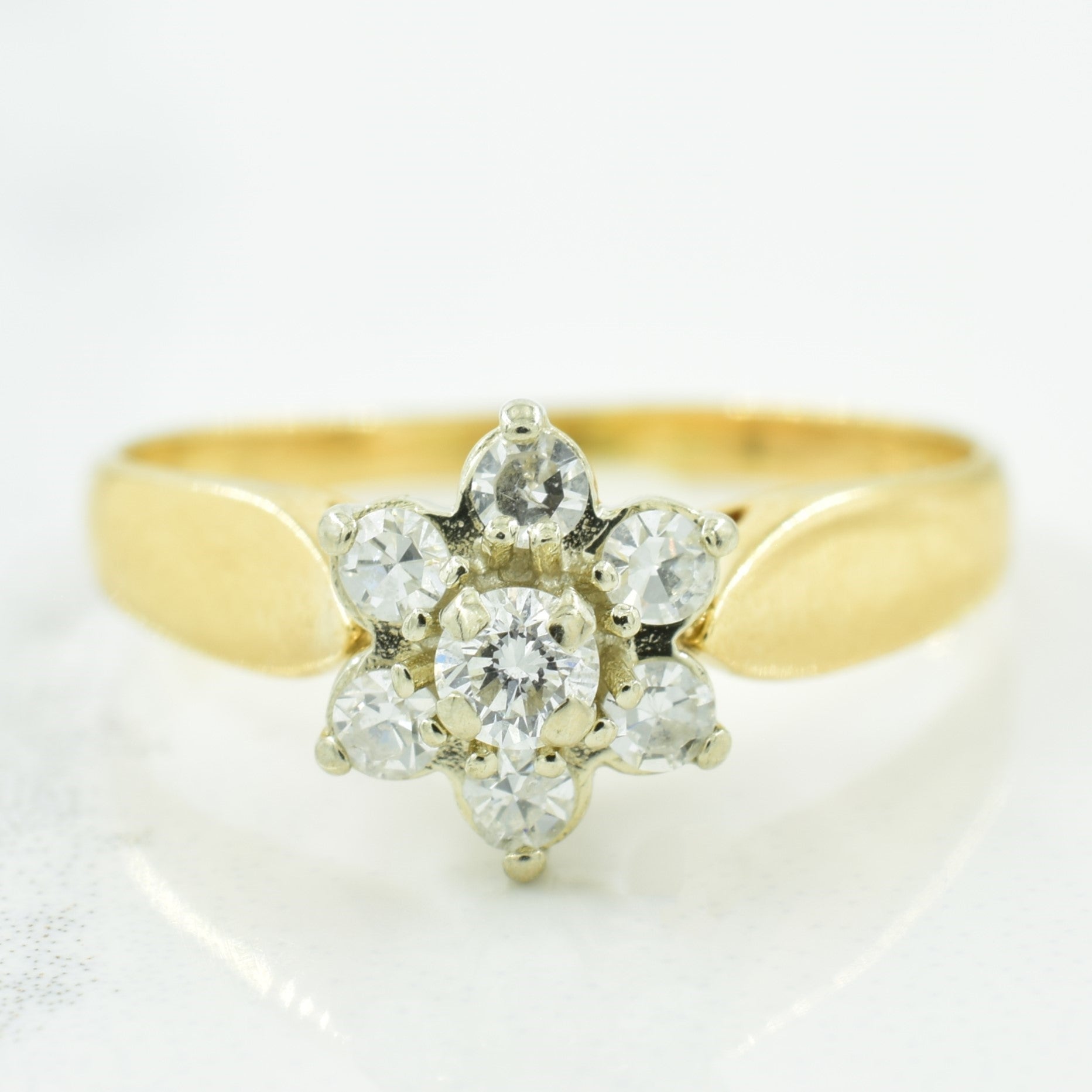 Diamond Burst Ring | 0.20ctw | SZ 5.5 |
