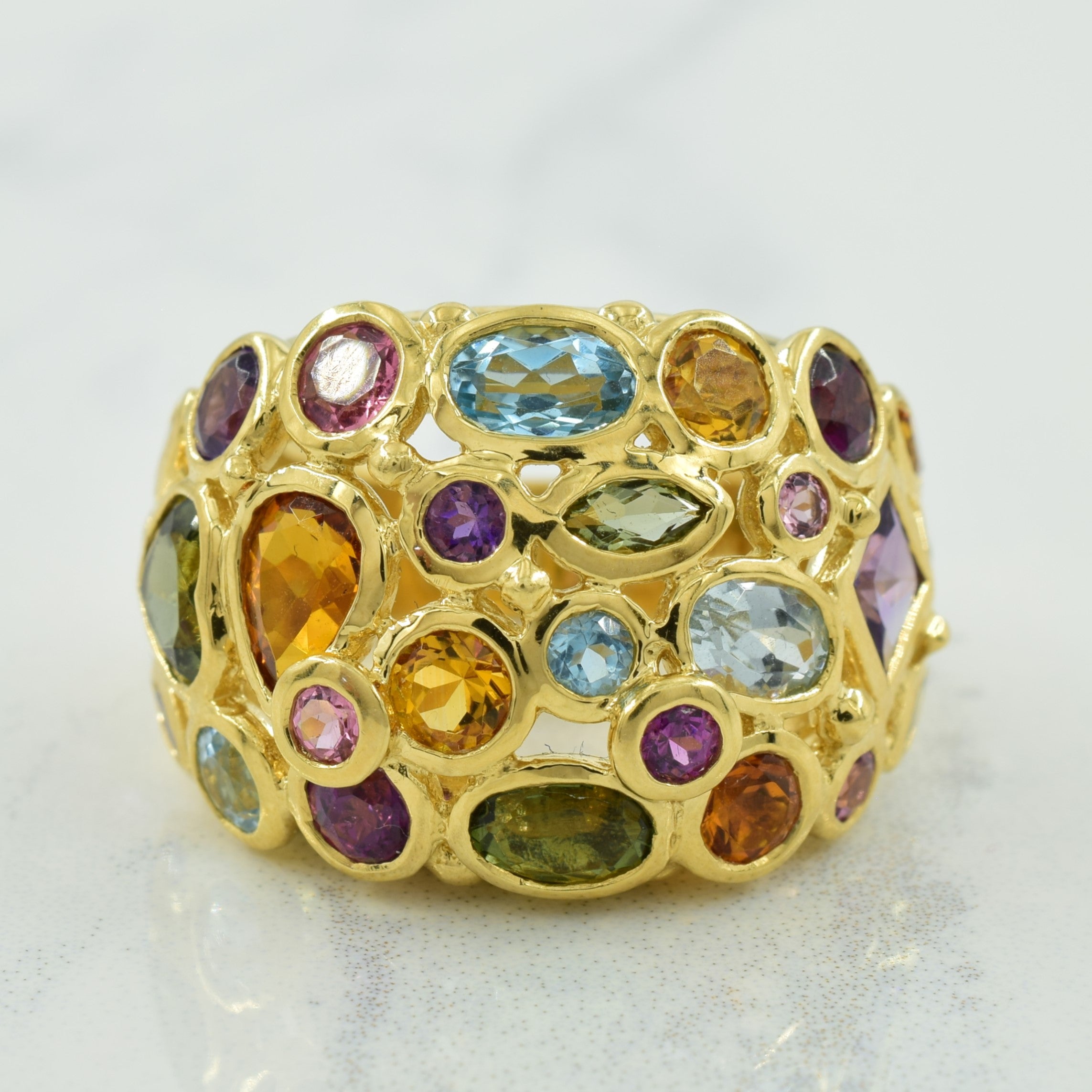 Bague multi-pierres précieuses | 5,00 ct | Taille 6 |