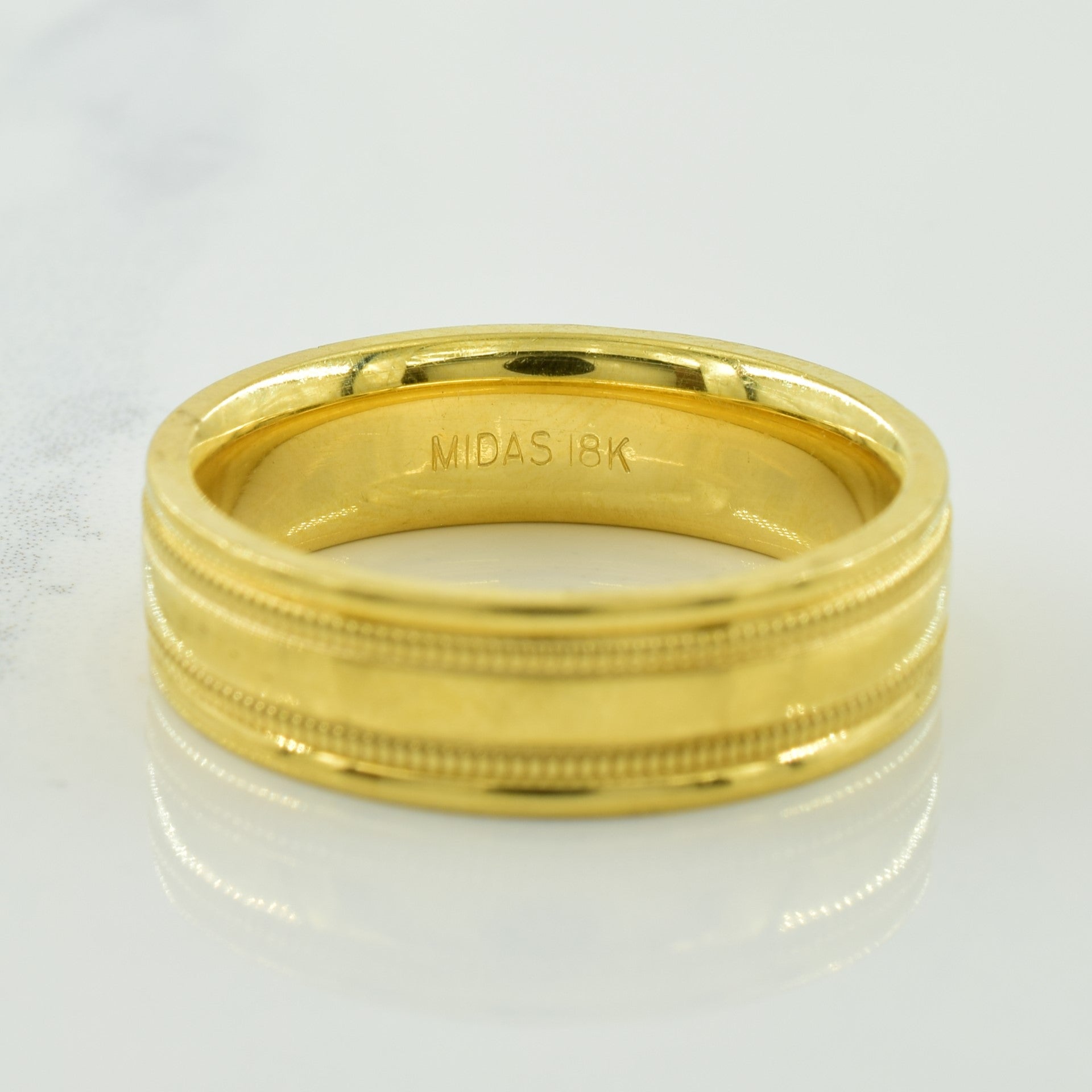 Bague en or jaune 18 carats | Taille 9 |