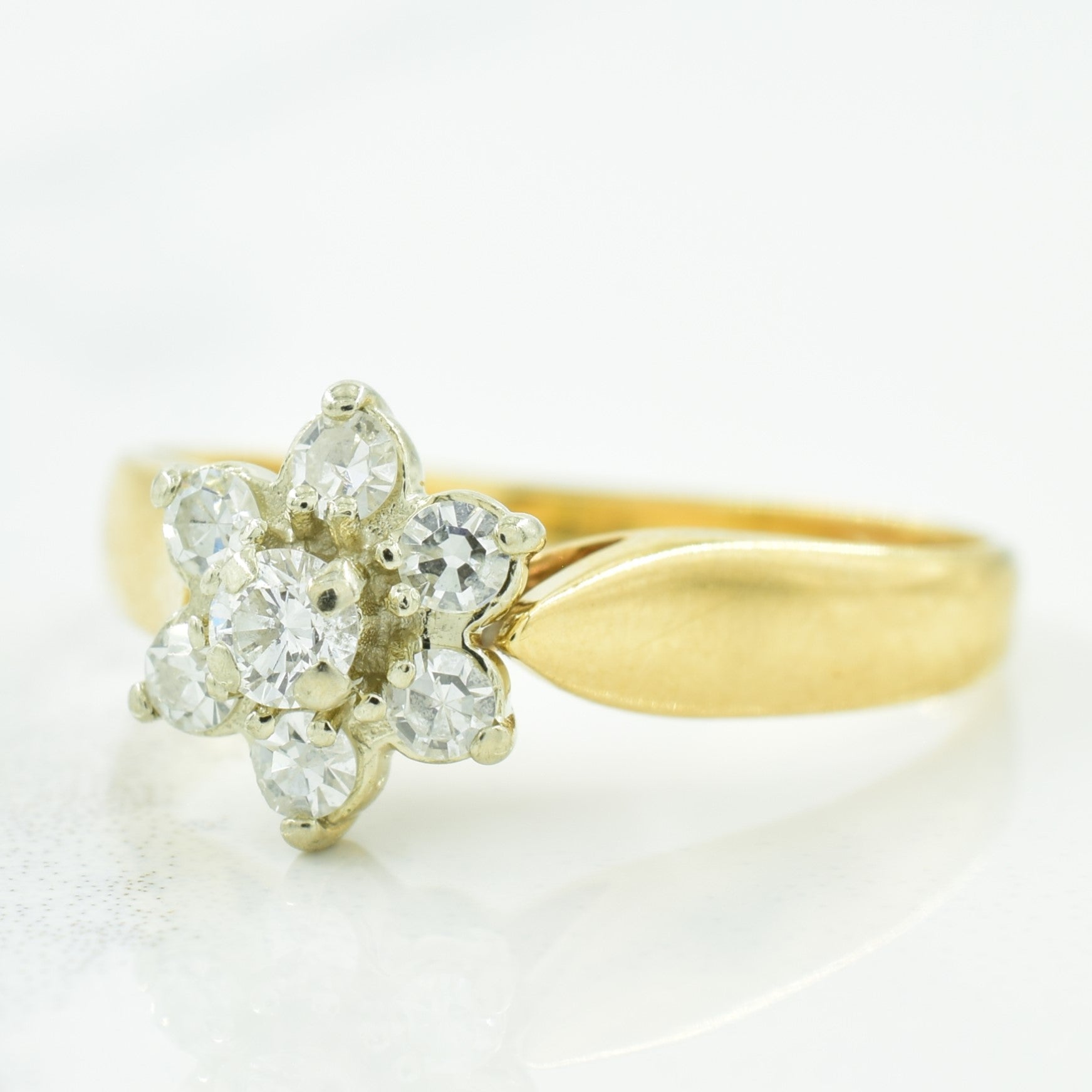 Diamond Burst Ring | 0.20ctw | SZ 5.5 |