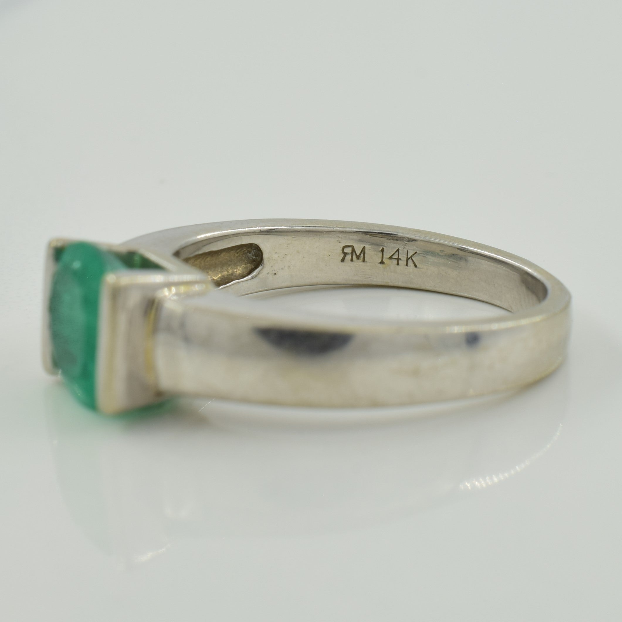 Solitaire Emerald Ring | 1.30ct | SZ 6 |