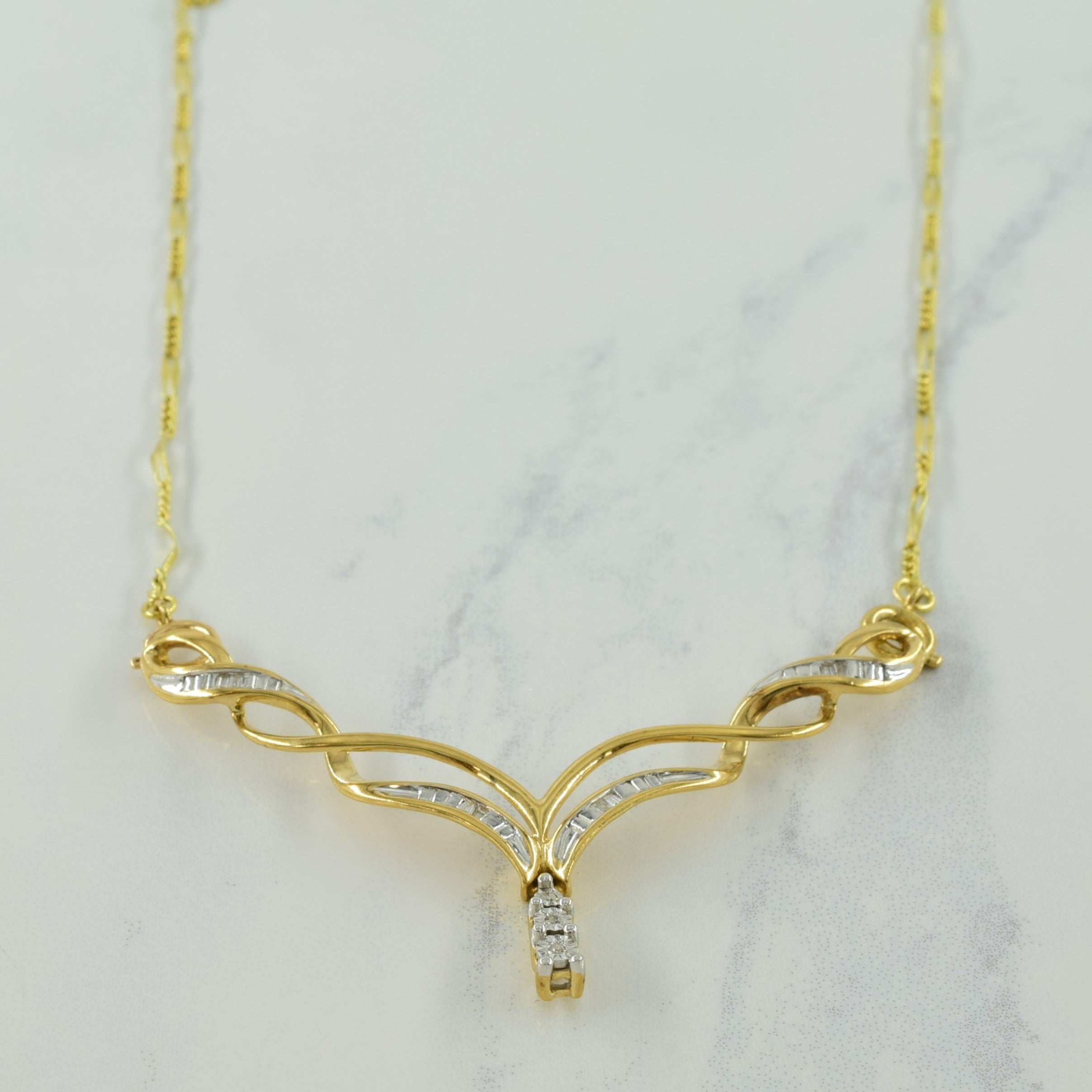 Diamond Necklace | 0.05ctw | 18.5" |