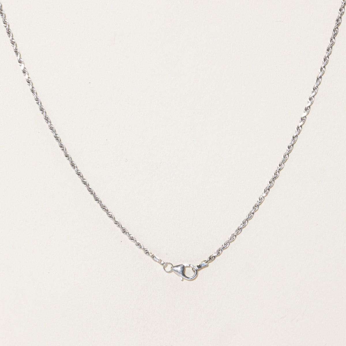 10k Solitaire Old European Cut Diamond Pendant Necklace | 15"