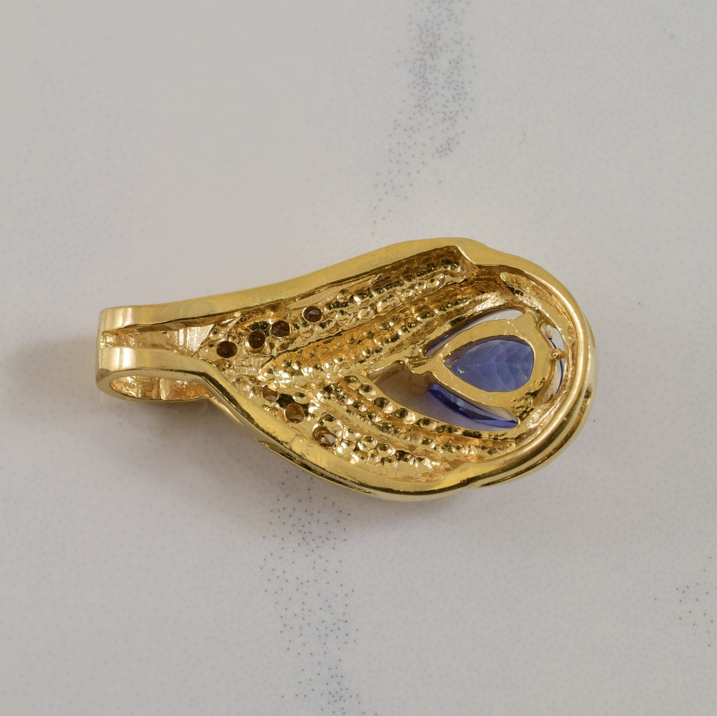 Tanzanite & Diamond Pendant | 1.25ct, 0.15ctw |