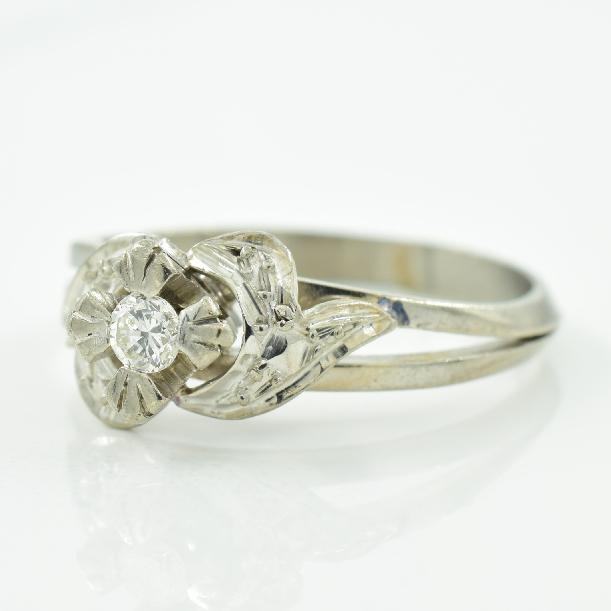 Solitaire Diamond Ring | 0.07ct | SZ 6.25 |