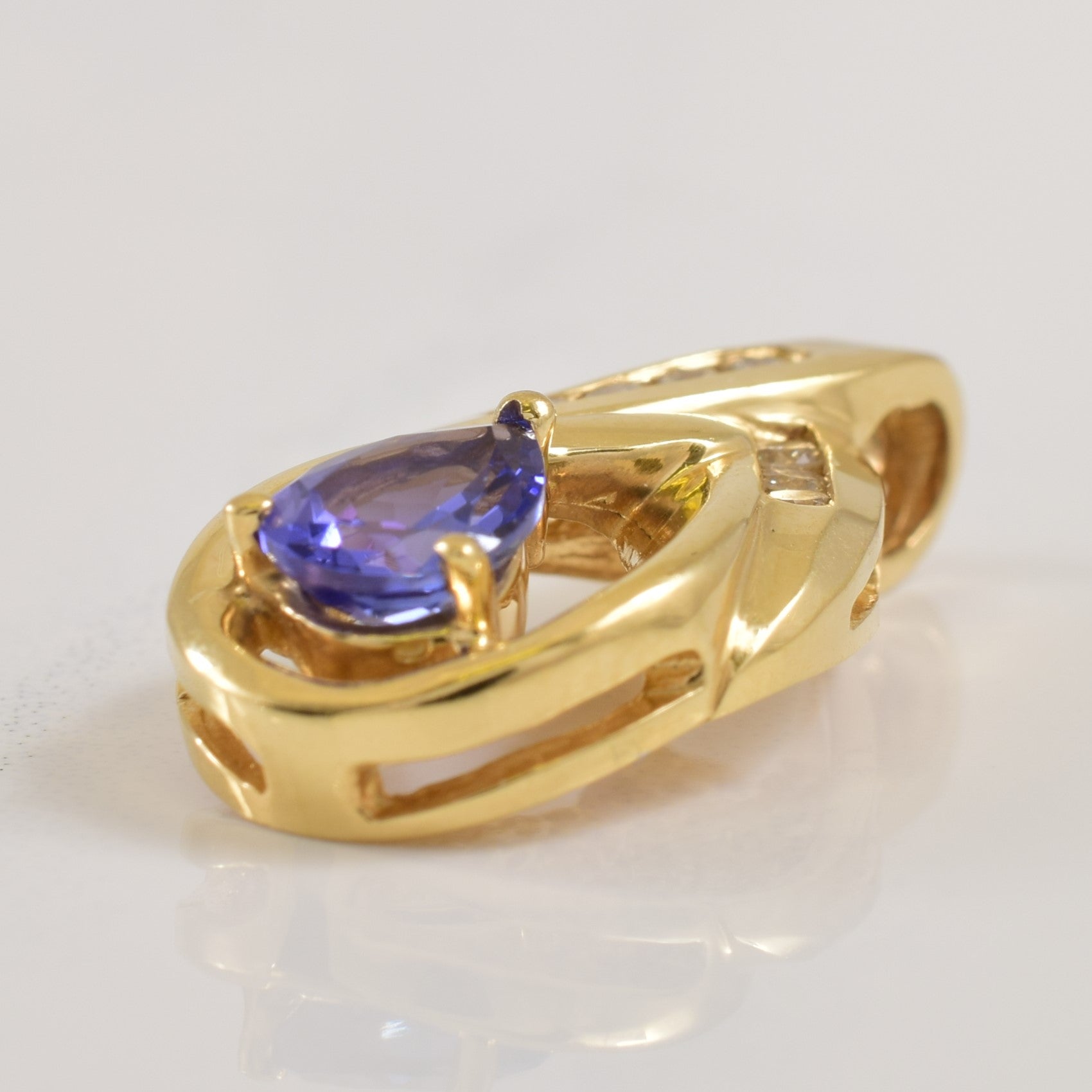 Tanzanite & Diamond Pendant | 1.25ct, 0.15ctw |