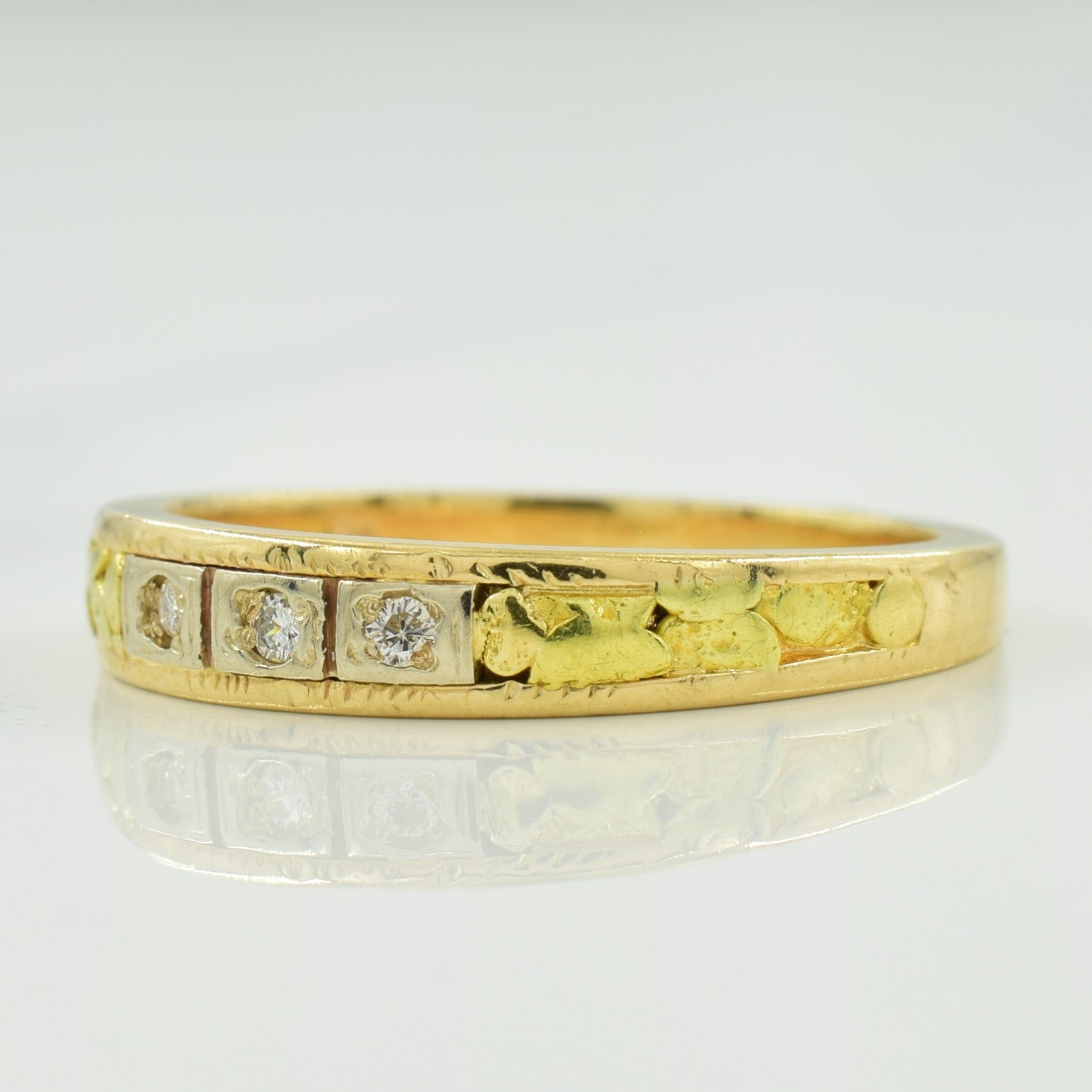 Three Stone Diamond Ring | 0.04ctw | SZ 6.25 |