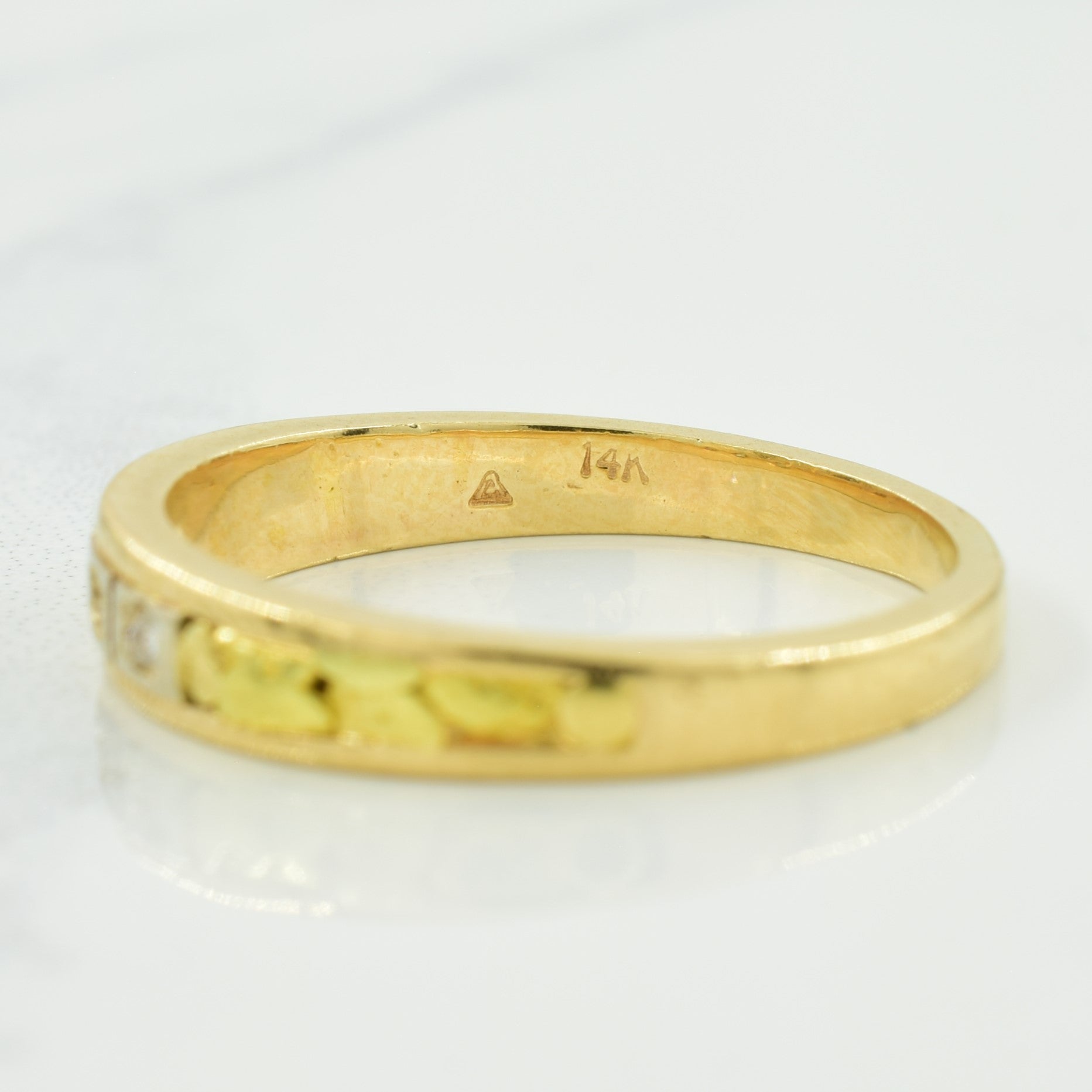 Three Stone Diamond Ring | 0.04ctw | SZ 6.25 |