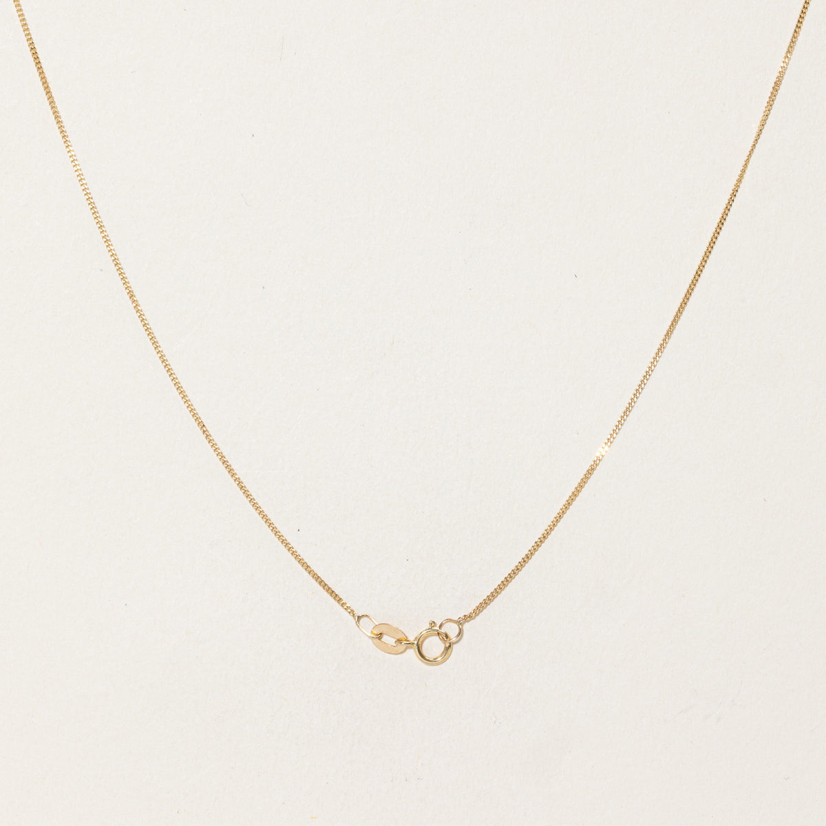 14k Tension Set Diamond Pendant Necklace | 17"