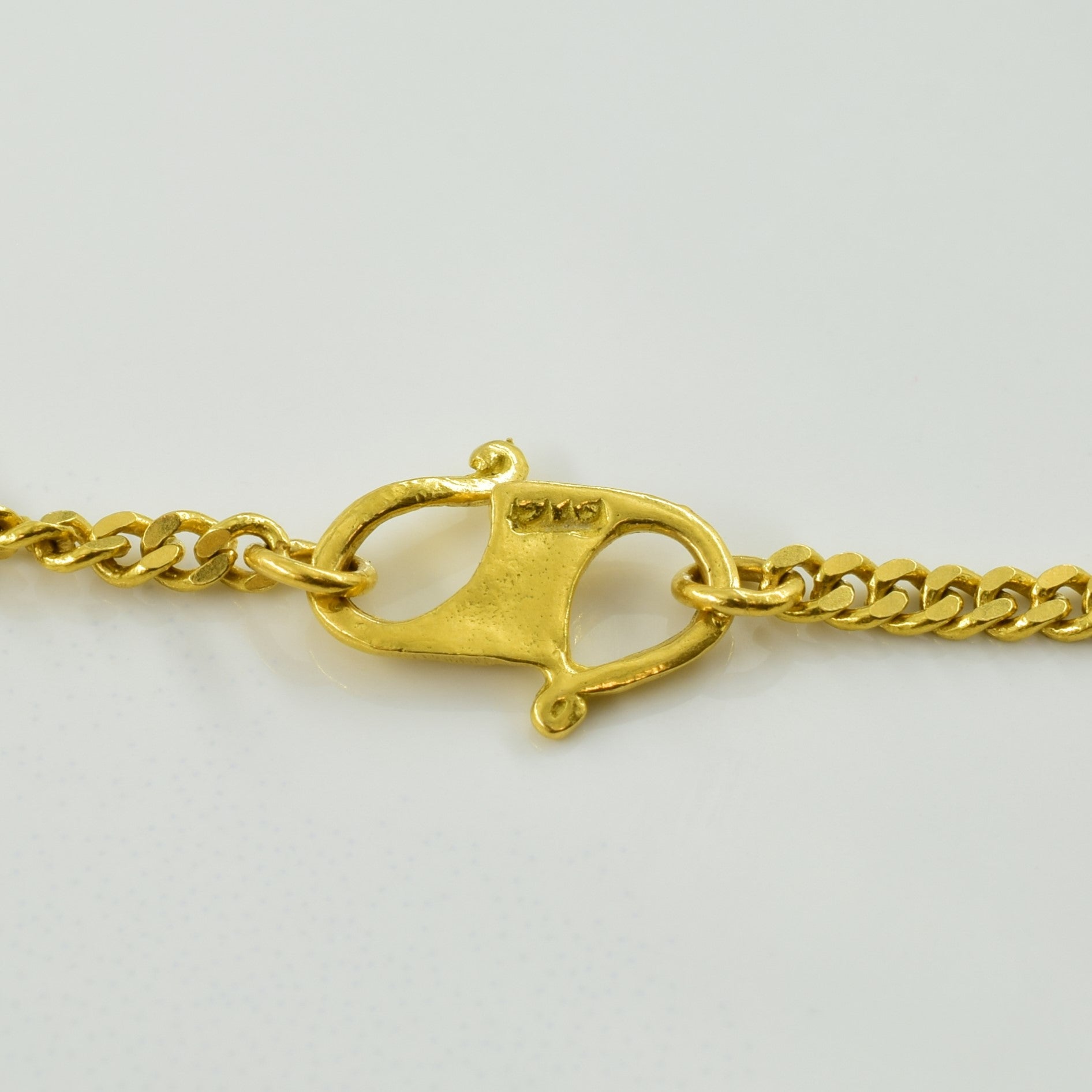 21k Yellow Gold Charm Bracelet | 7.25" |