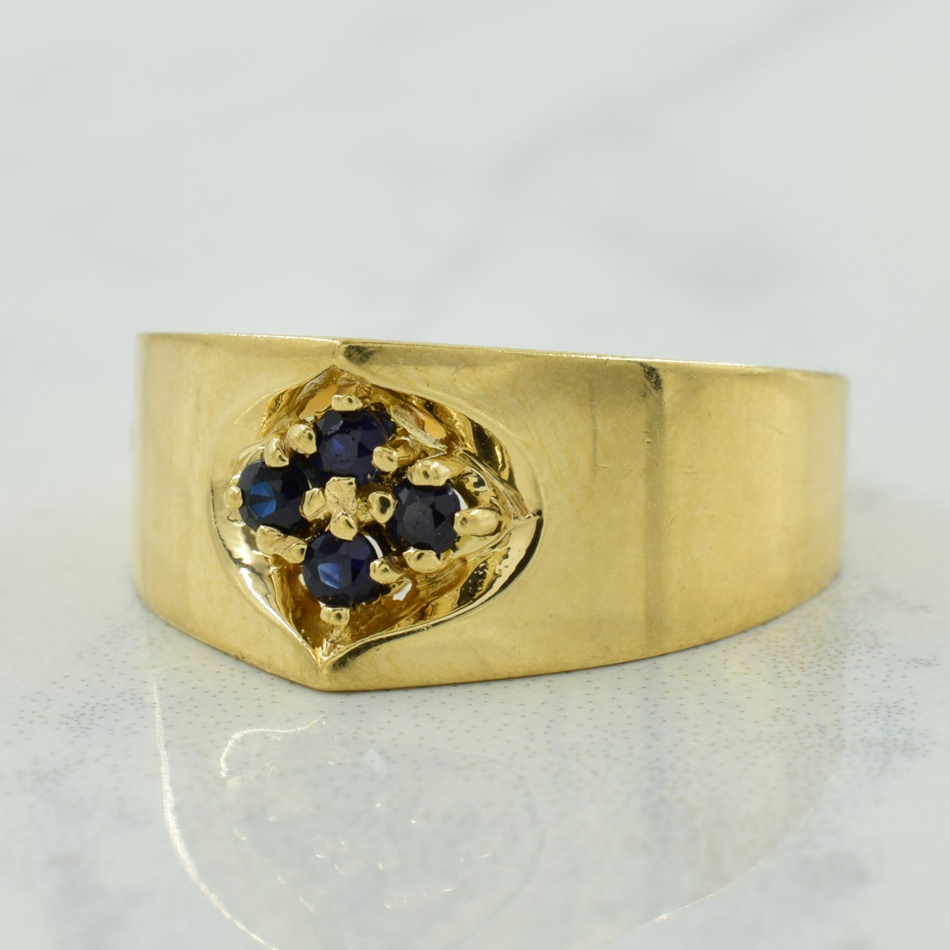 Blue Sapphire Ring | 0.16ctw | SZ 6.75 |