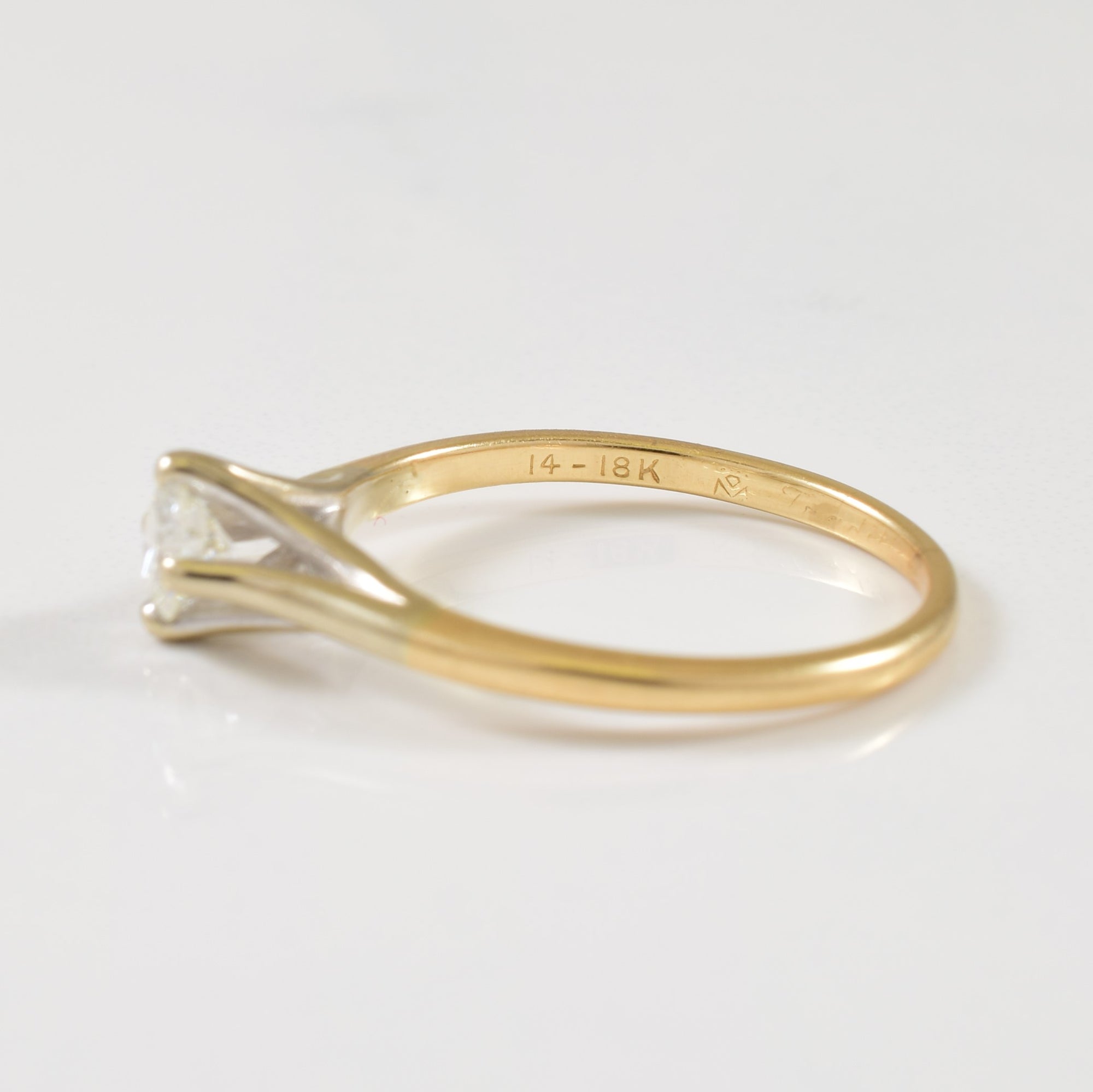 Solitaire Diamond Ring | 0.28ct | SZ 6.5 |