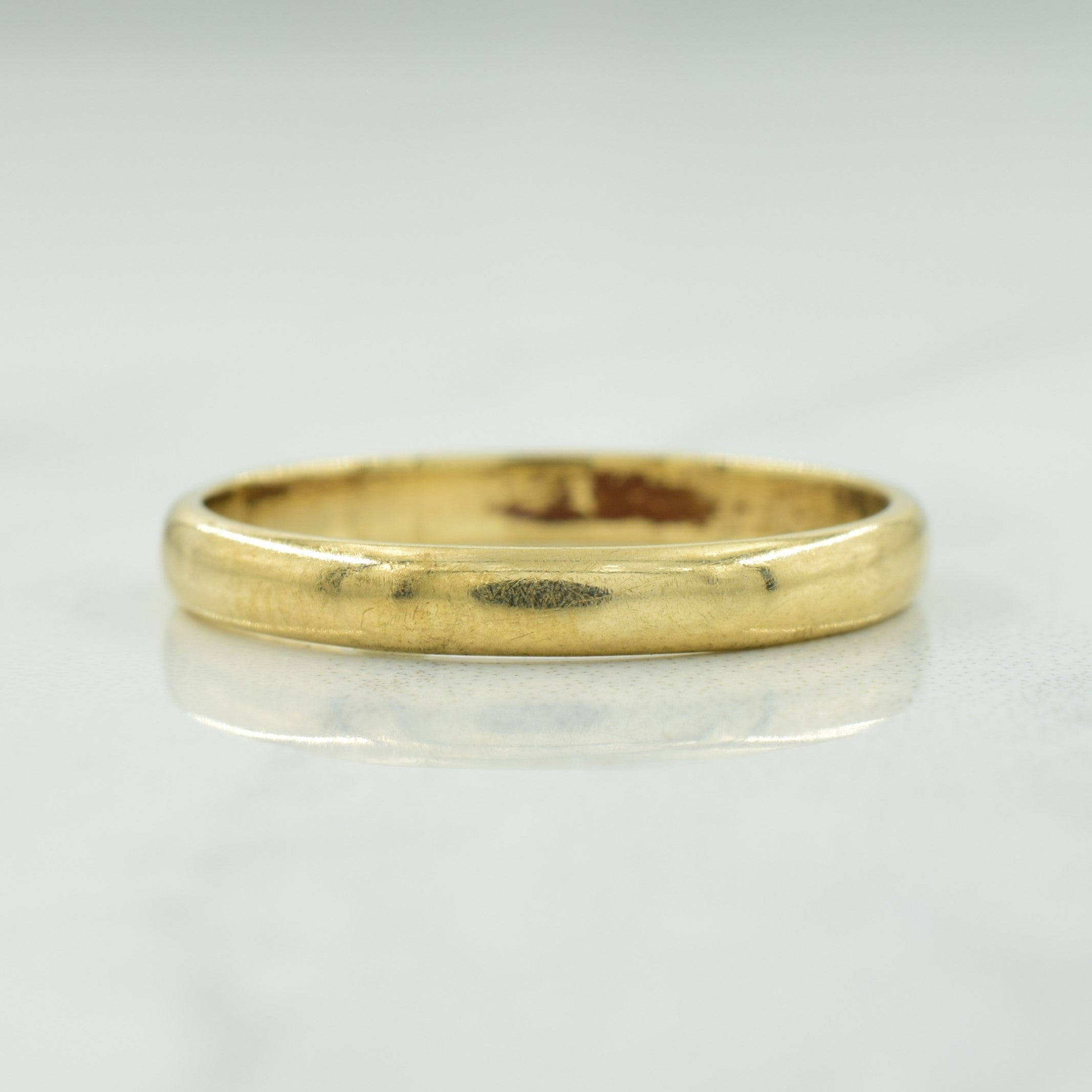 1949 Birmingham 9k Plain Yellow Gold Birmingham Band | SZ 8 |
