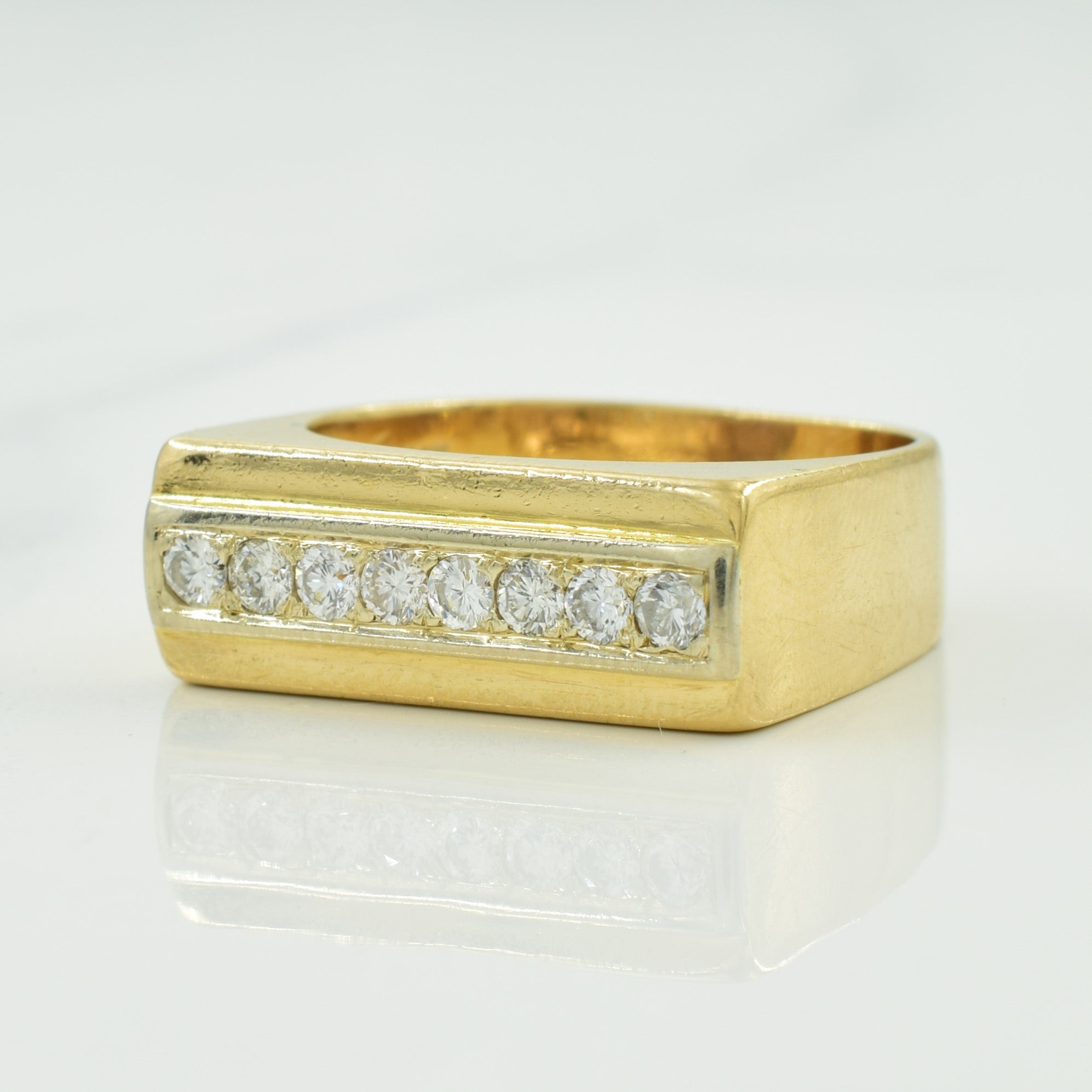 Pave Set Diamond Ring | 0.32ctw | SZ 8.5 |