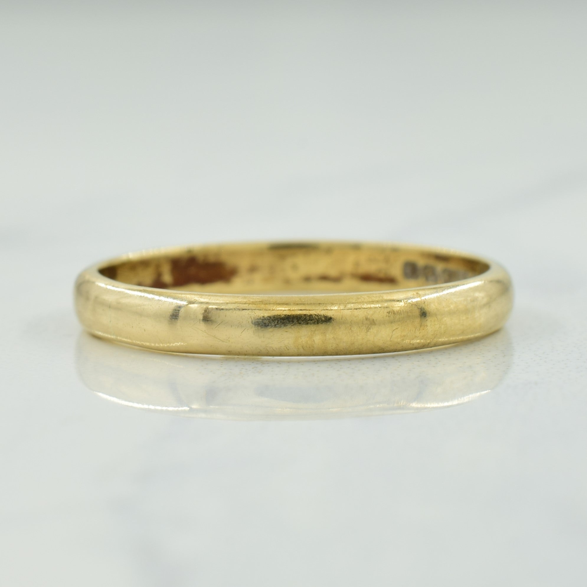 1949 Birmingham 9k Plain Yellow Gold Birmingham Band | SZ 8 |