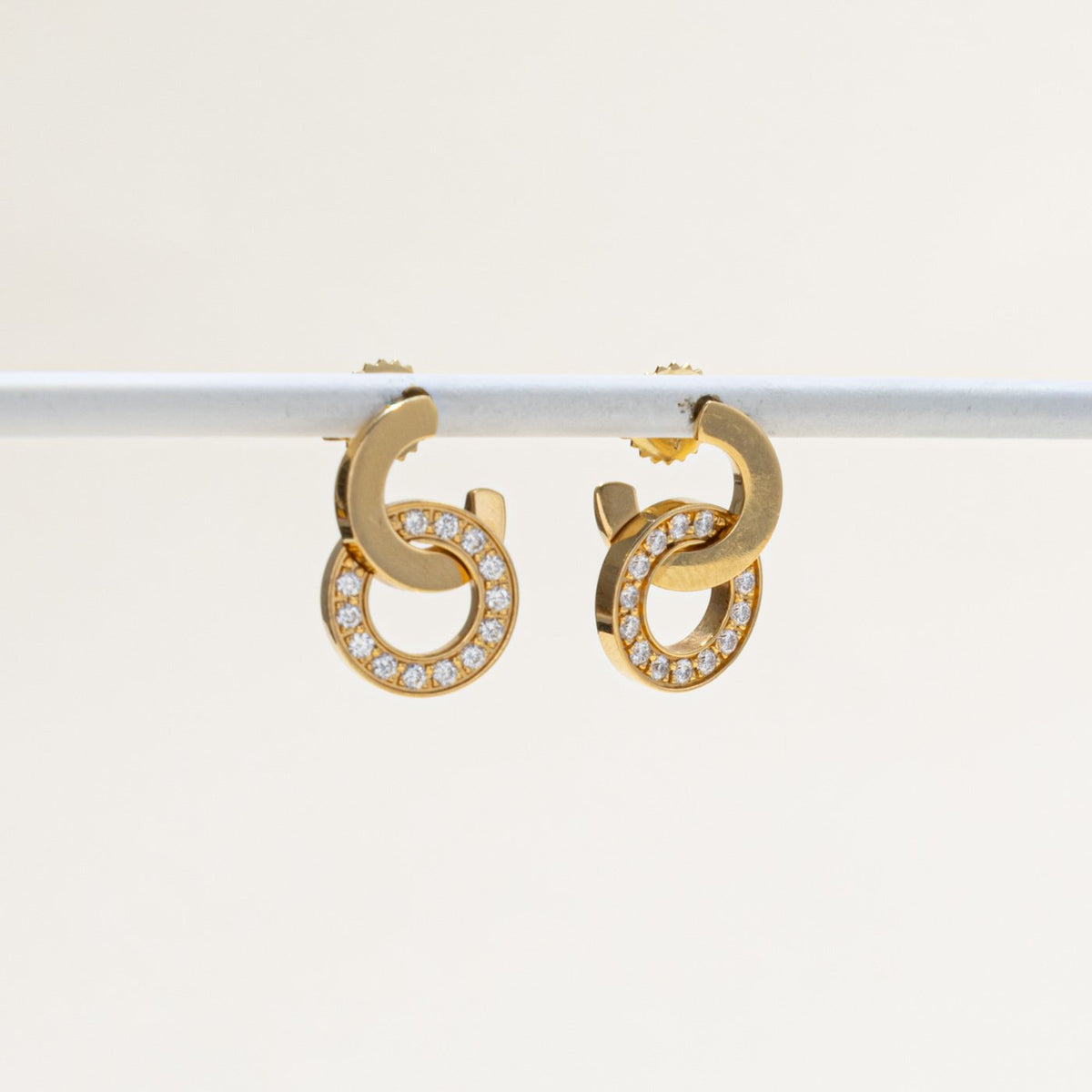 'Piaget' Possession Diamond Circles Drop Earrings | 0.50ctw