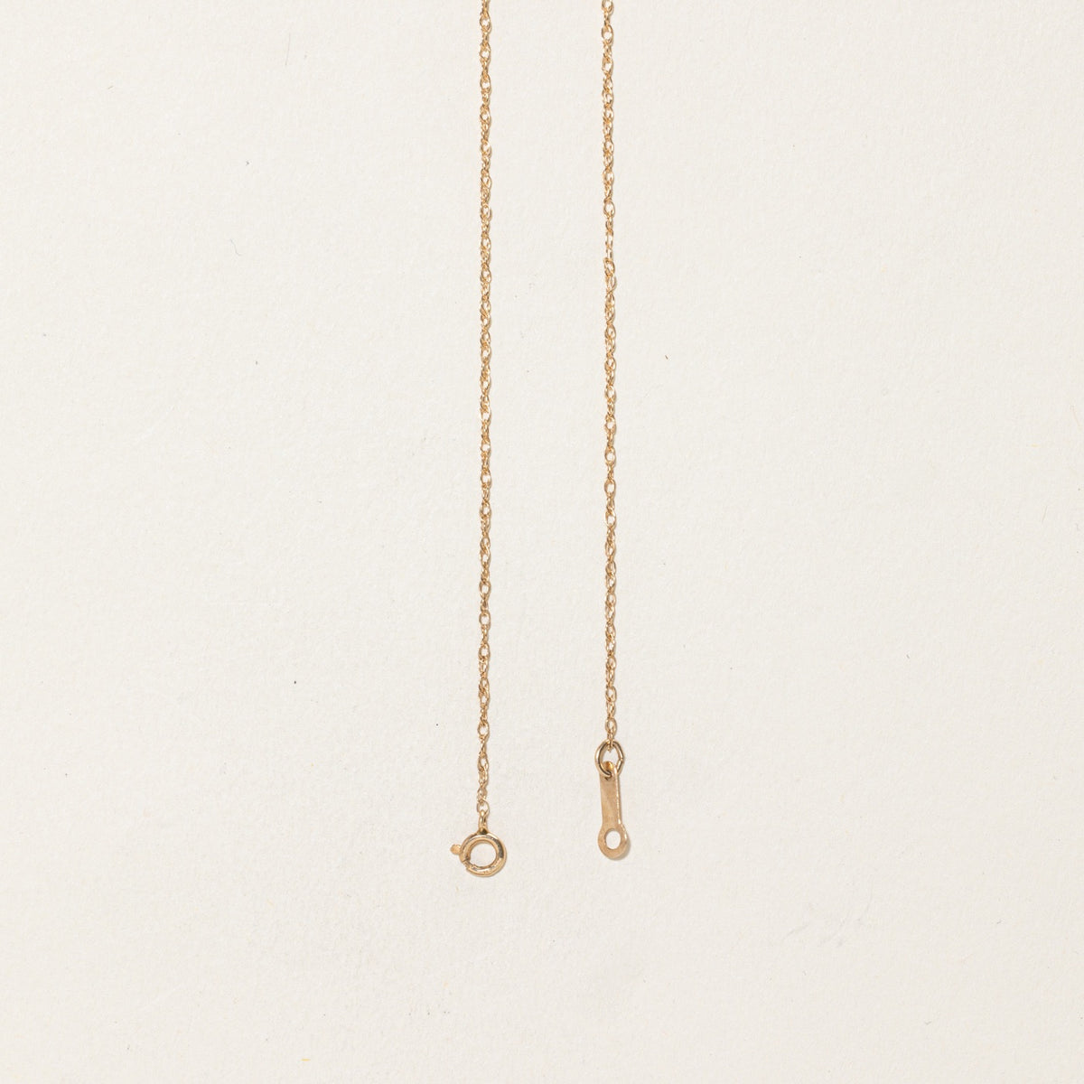 14k Scattered Diamond Floral Ribbon Pendant Necklace | 16"