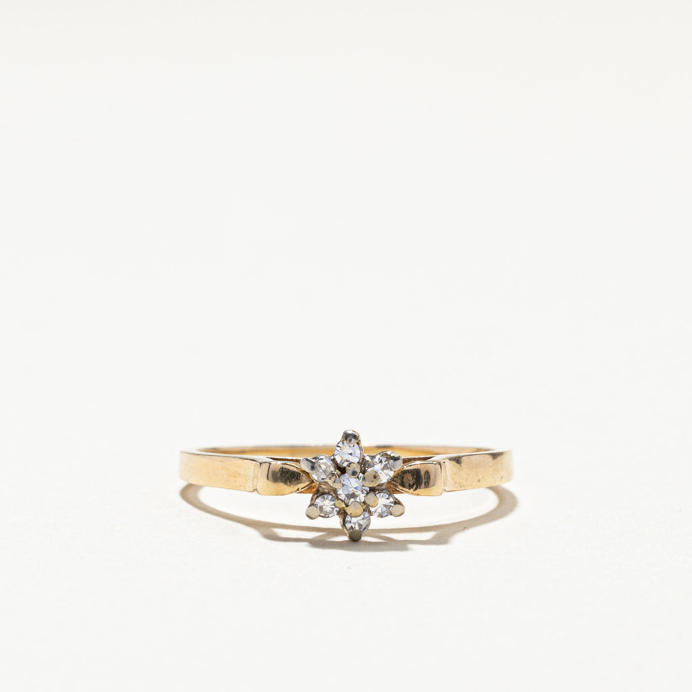 Cluster Set Diamond Ring | 0.08ctw | SZ 6.5 |