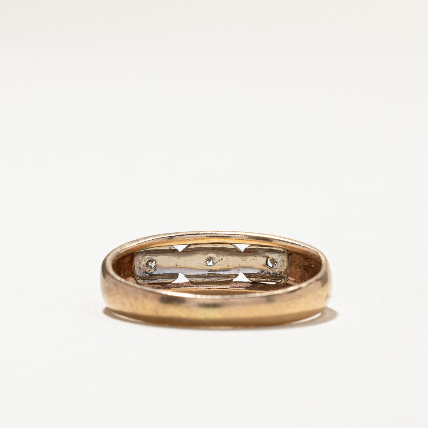 Three Stone Diamond Ring | 0.04ctw | SZ 7.5 |