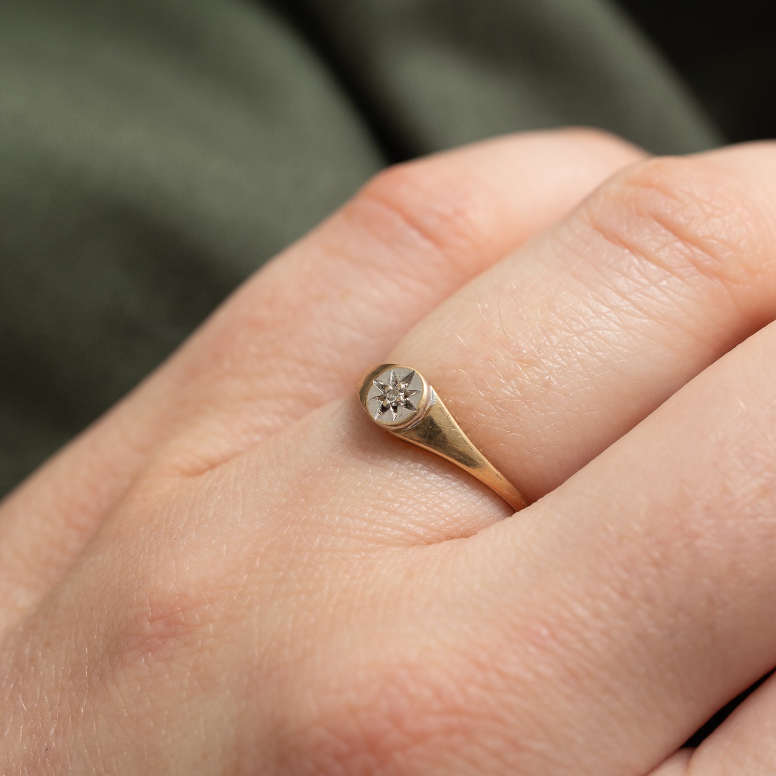 Star Set Diamond Ring | 0.005ct | SZ 4.75