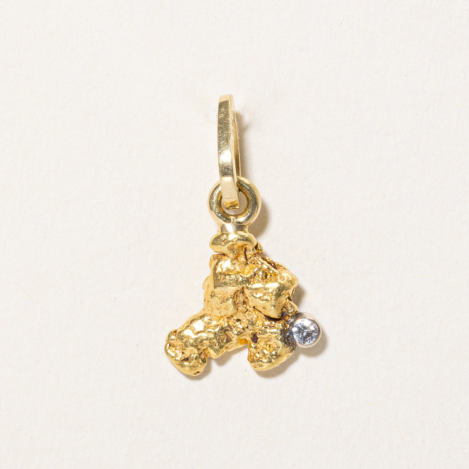 Diamond & Nugget Pendant | 0.02ct