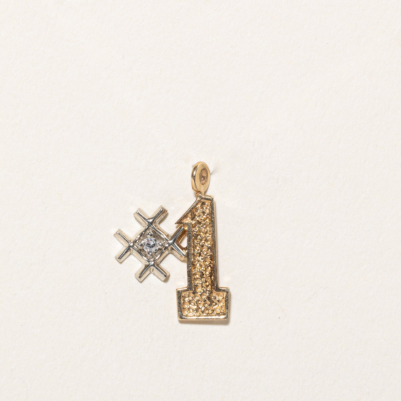 Diamond #1 Pendant | 0.02ct