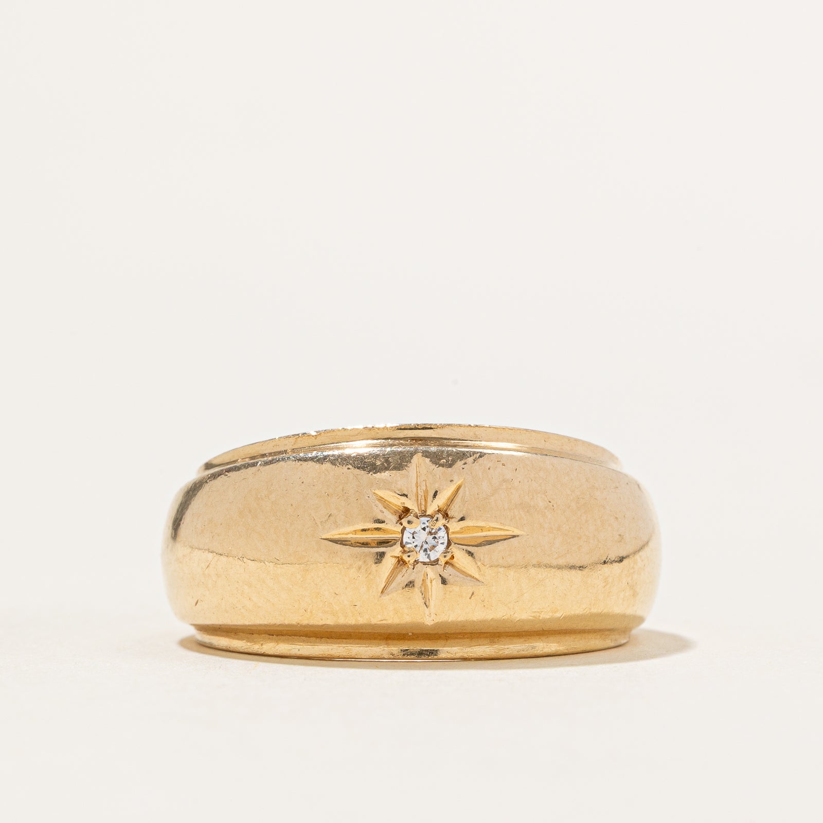 Star Set Diamond Band | 0.02ct | SZ 6.75