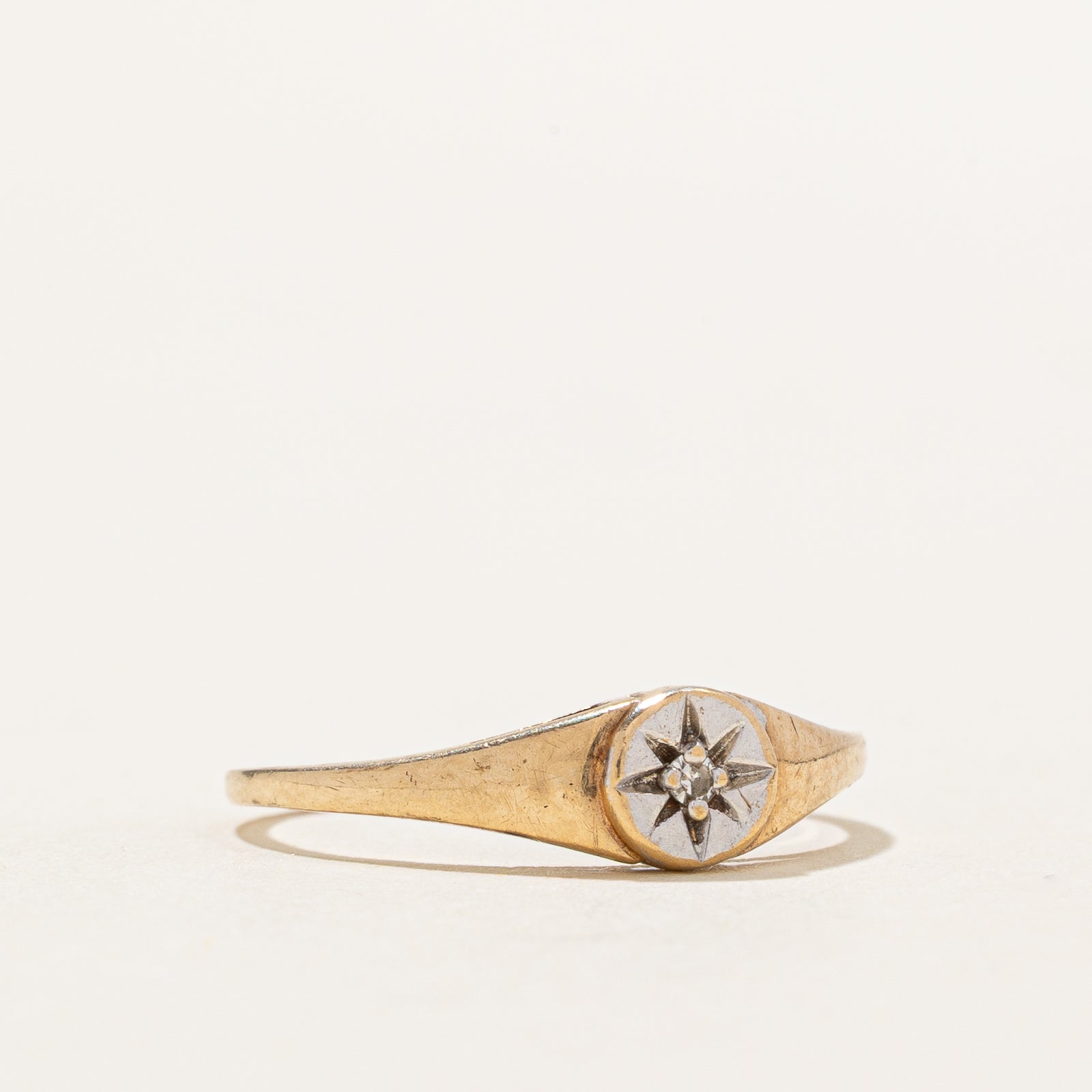 Star Set Diamond Ring | 0.005ct | SZ 4.75