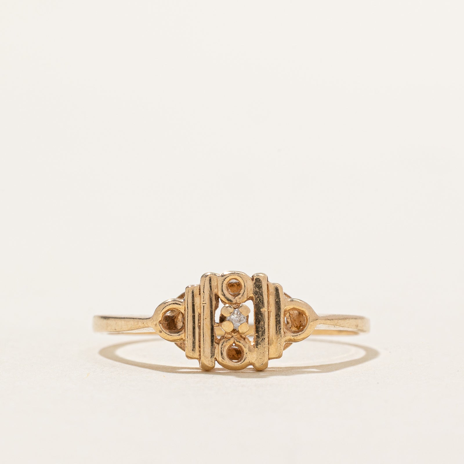 Bague en diamant unique | 0,005 ct | Taille 7,5