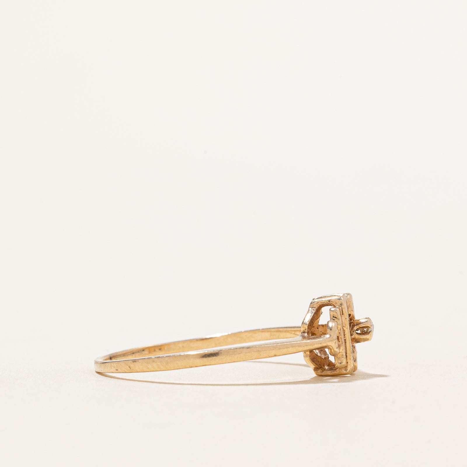 Bague en diamant unique | 0,005 ct | Taille 7,5