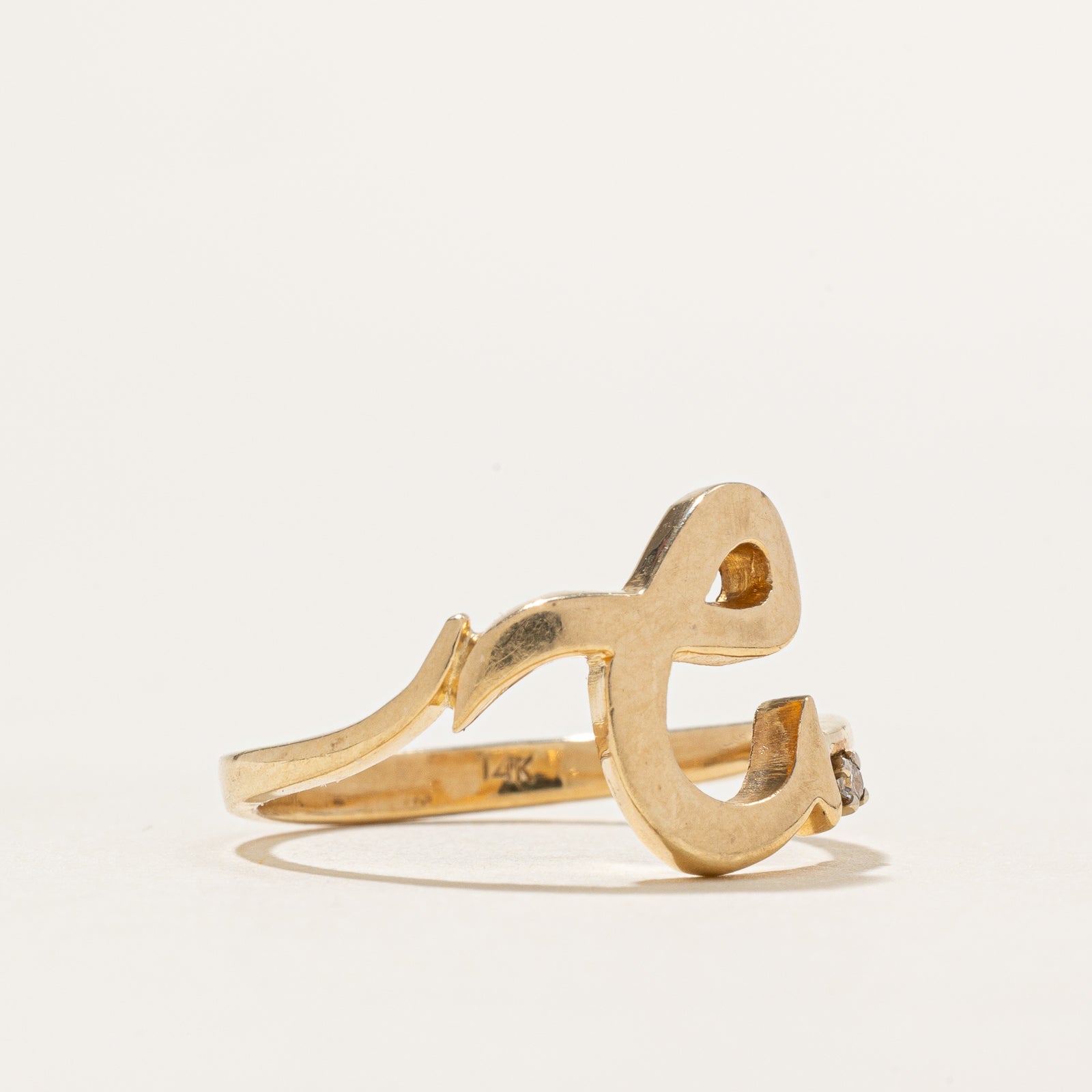 Diamond Swirl Design Ring | 0.01ct | SZ 6.25